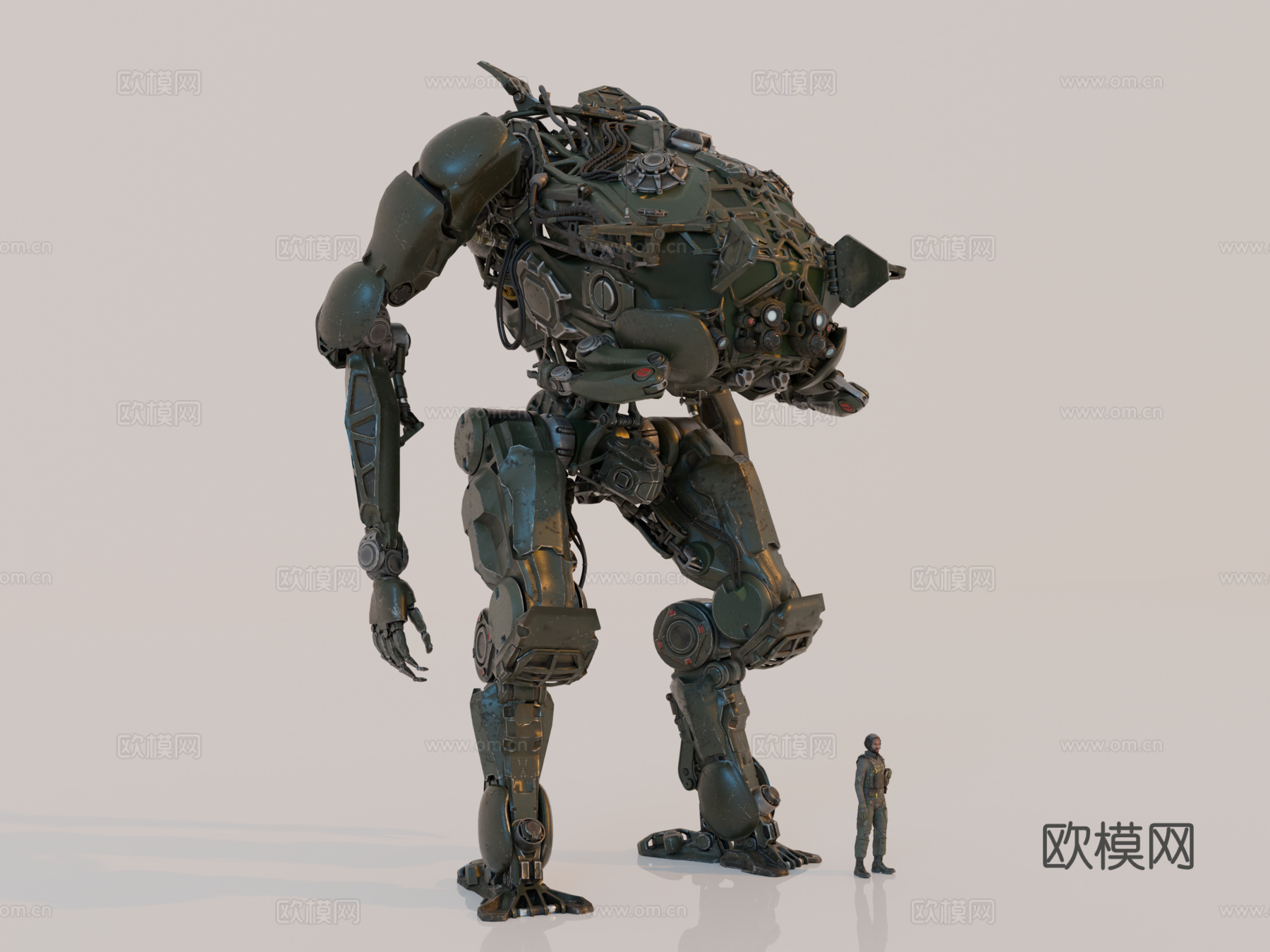 机器人 机甲战士 科幻机器人 机械战甲 战争机甲su模型