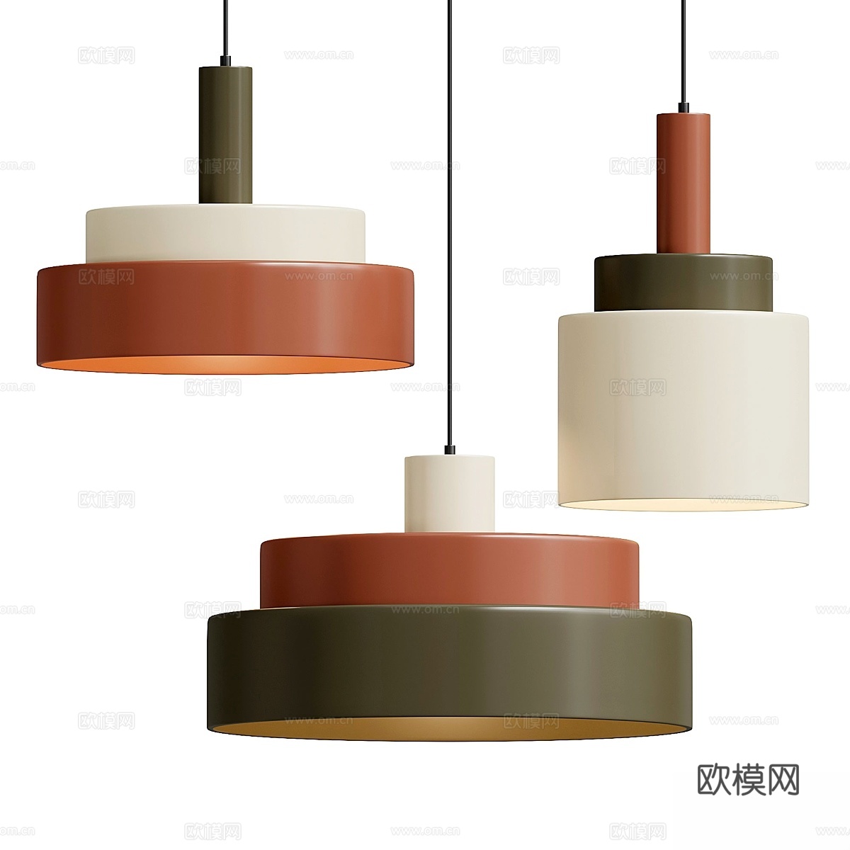 LED C4 Keops吊灯3d模型下载