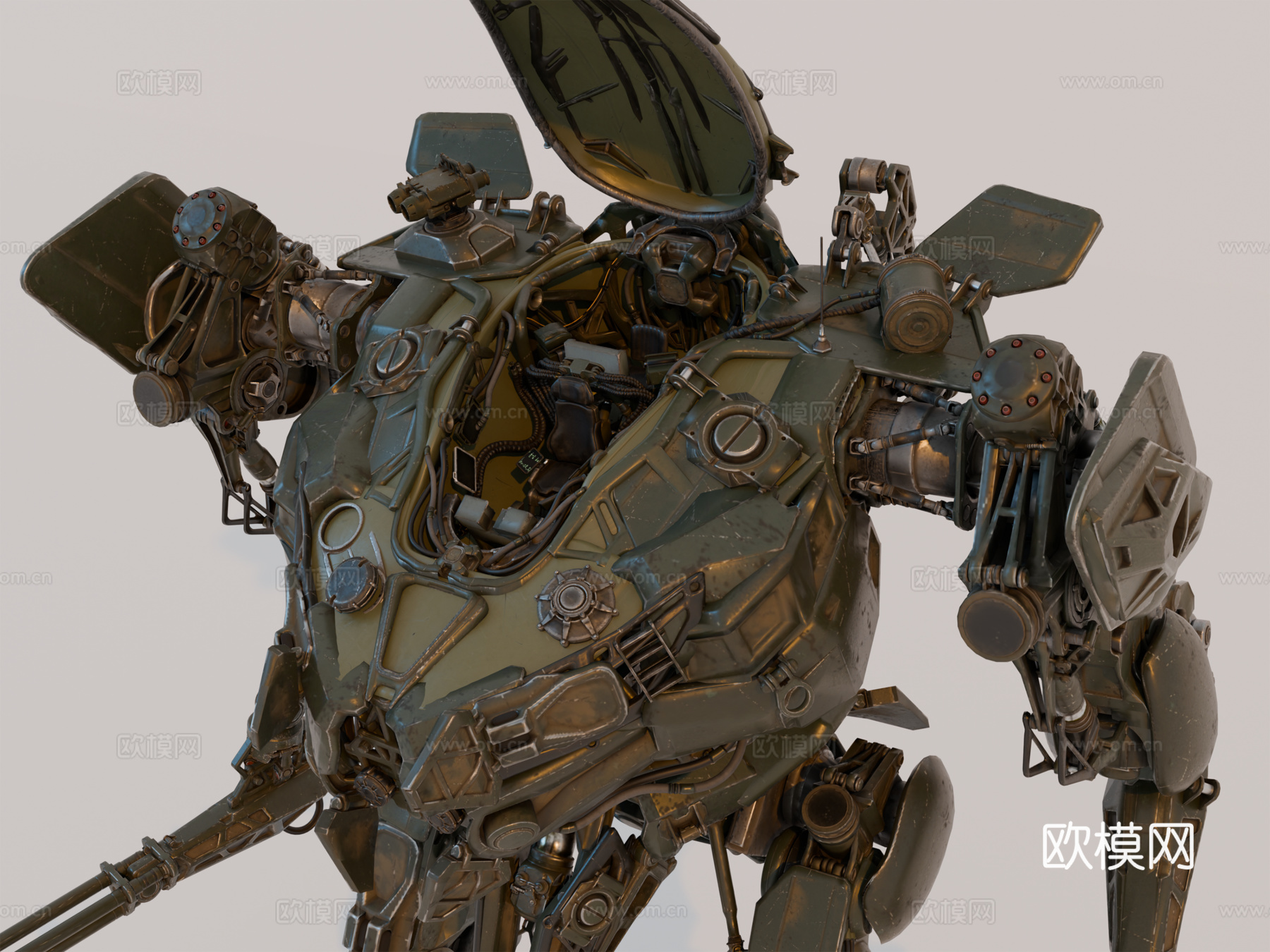 机器人 机甲战士 科幻机器人 机械战甲 战争机甲su模型