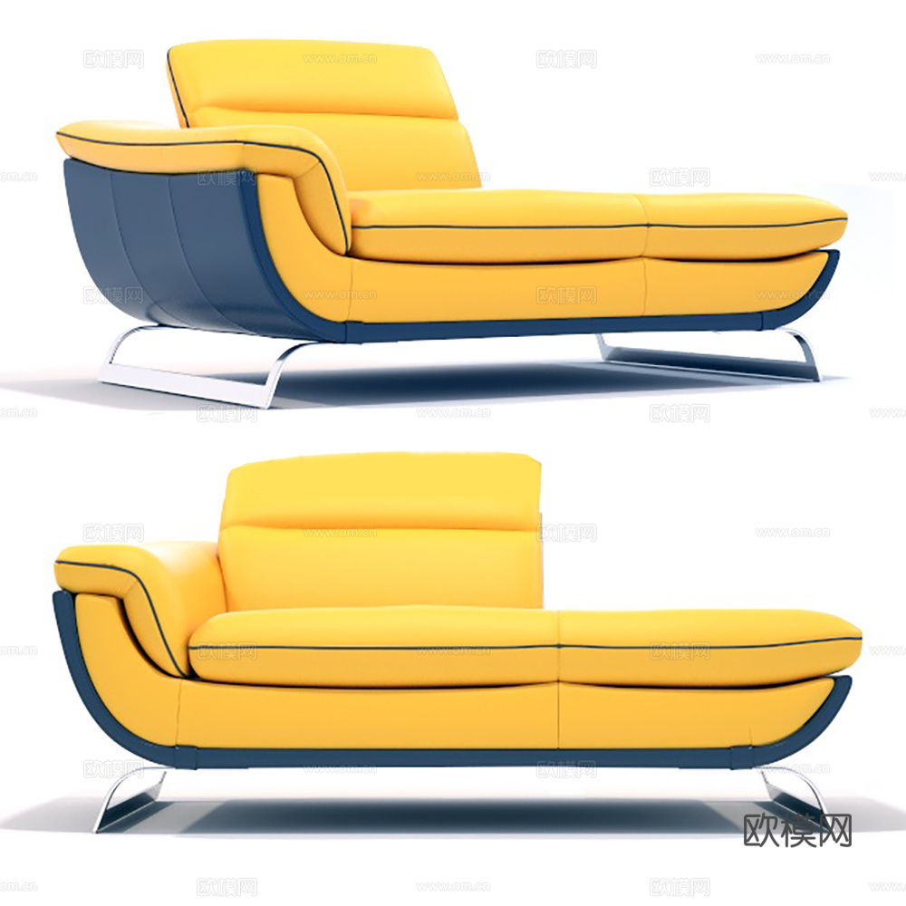 现代贵妃椅 贵妃椅3d模型下载