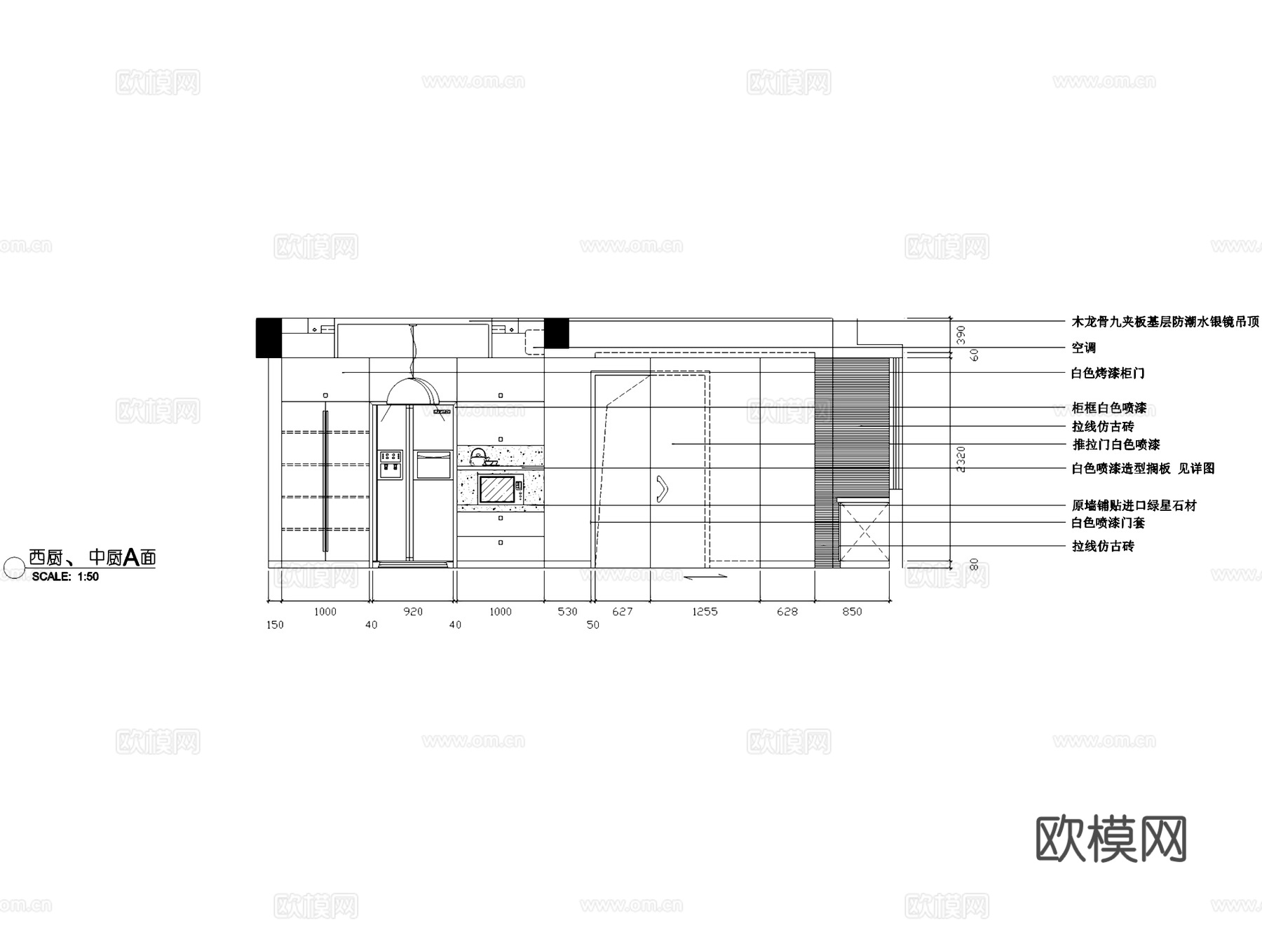 现代二层跃层室内家装CAD施工图cad施工图