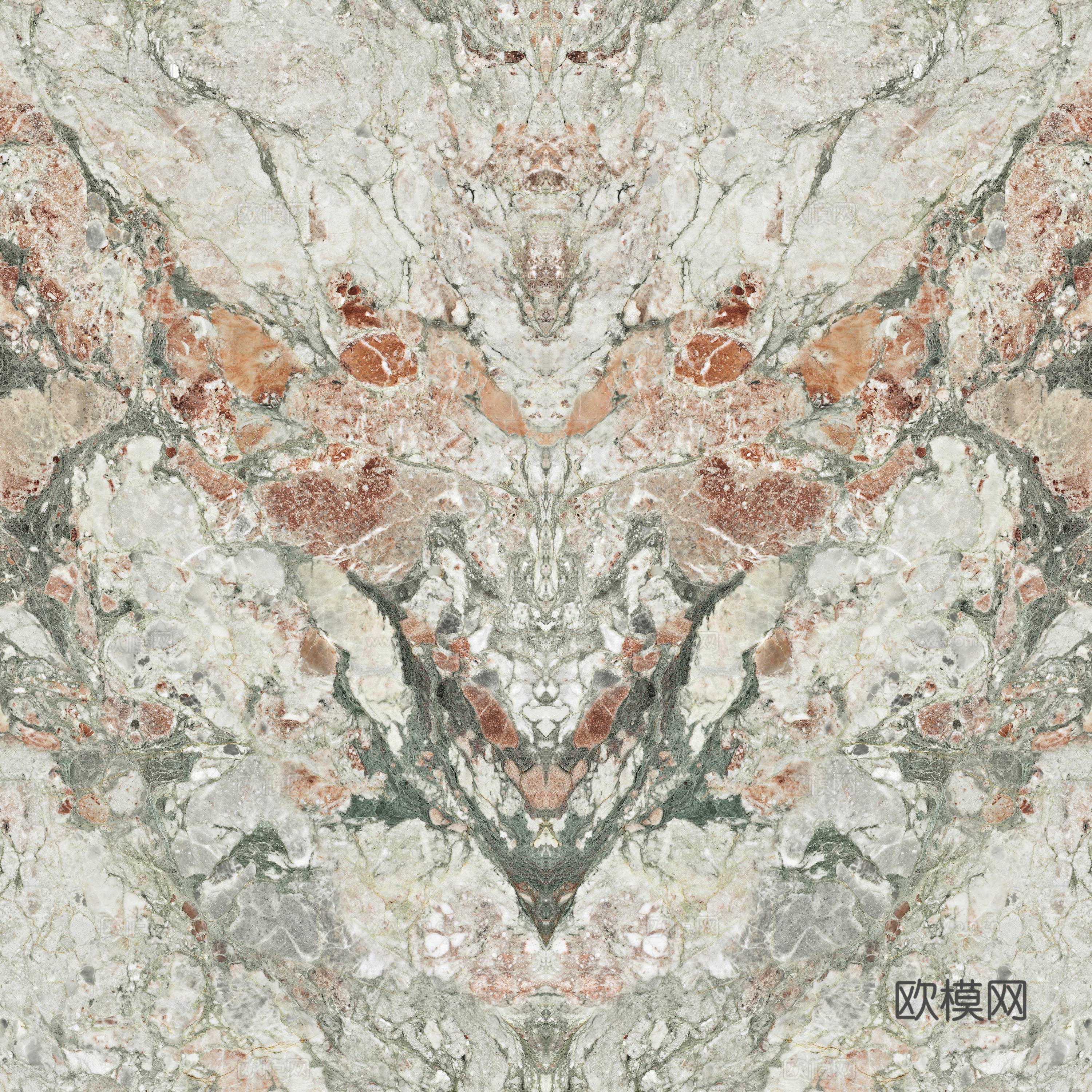 四季粉大理石奢石岩板