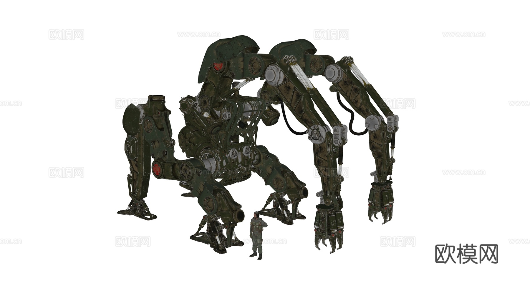 机器人 机甲战士 科幻机器人 机械战甲 战争机甲su模型