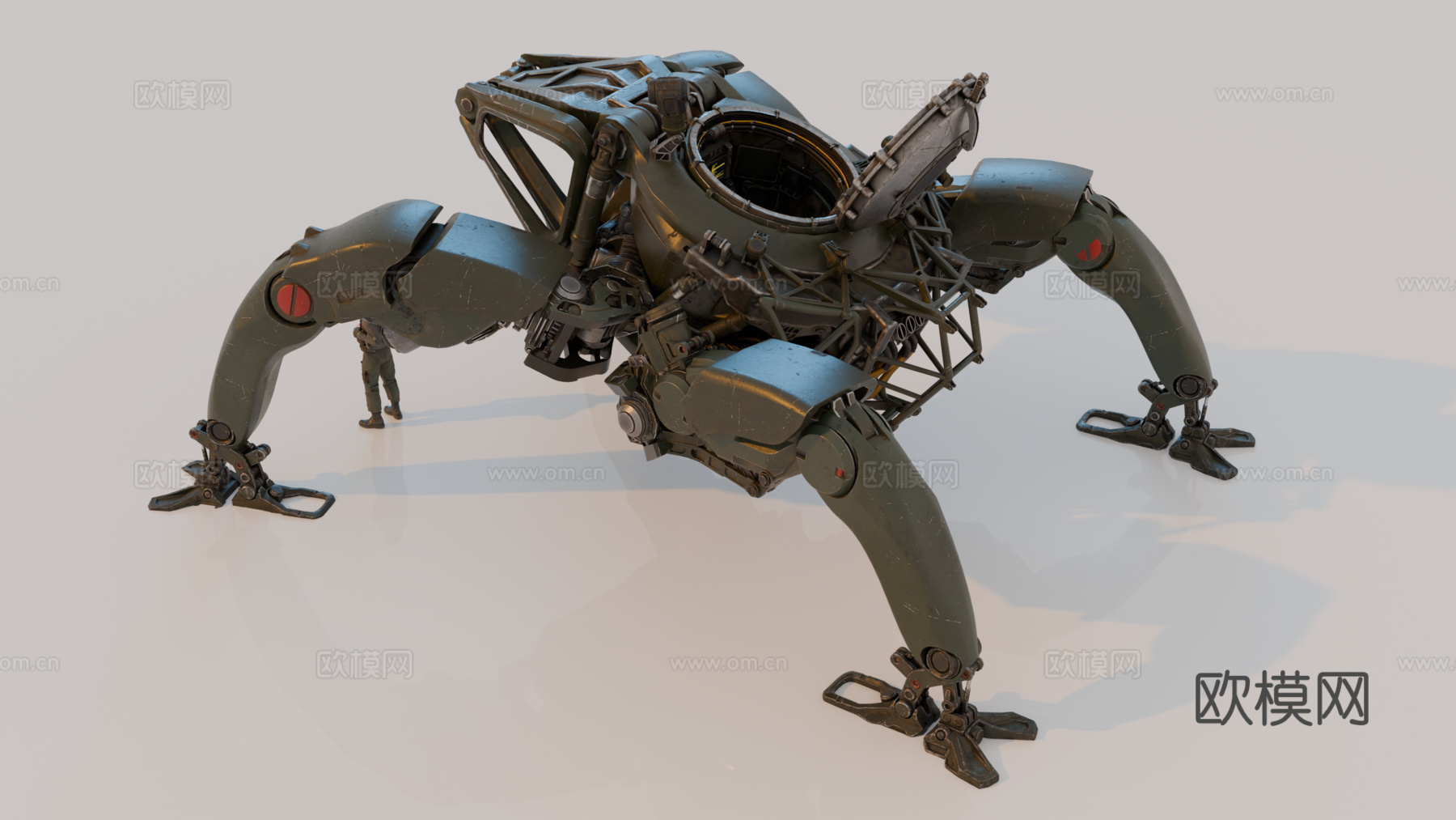 机器人 机甲战士 科幻机器人 机械战甲 战争机甲su模型