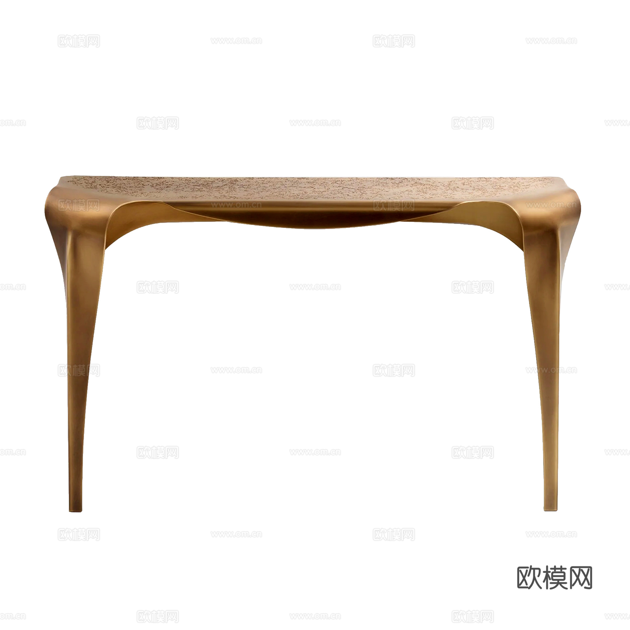 轻奢端景条案su模型