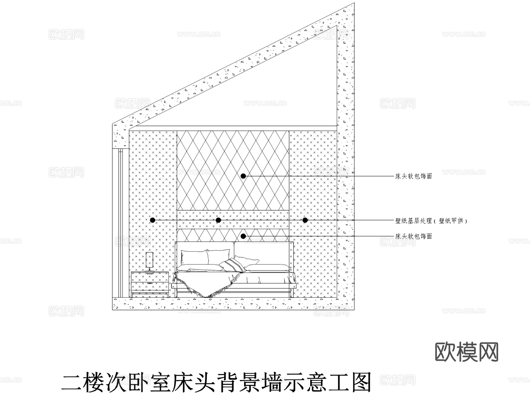现代二层跃层室内家装CAD施工图cad施工图