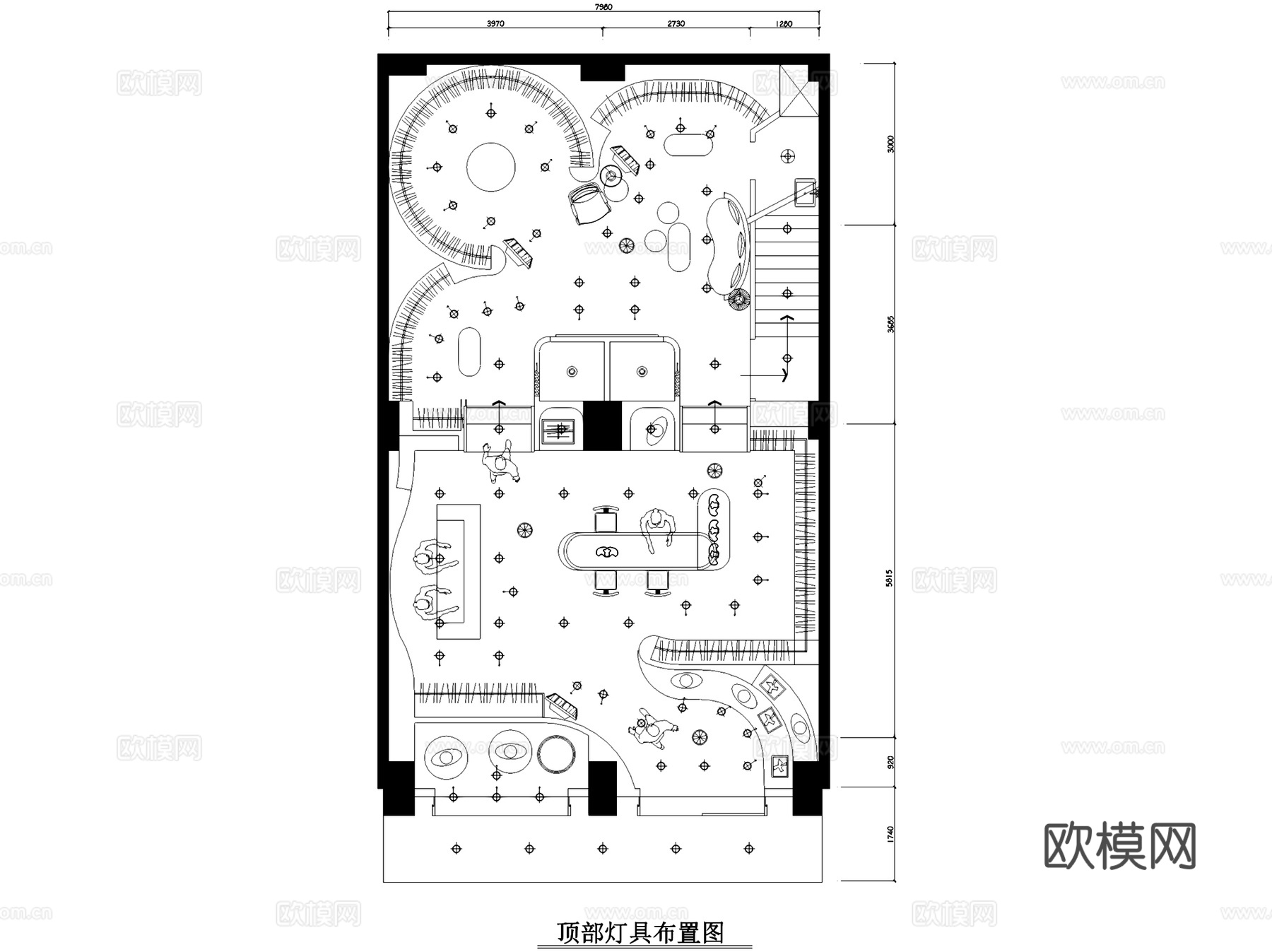 SAKURA HOUSE樱舍服装店室内工装CAD施工图cad施工图