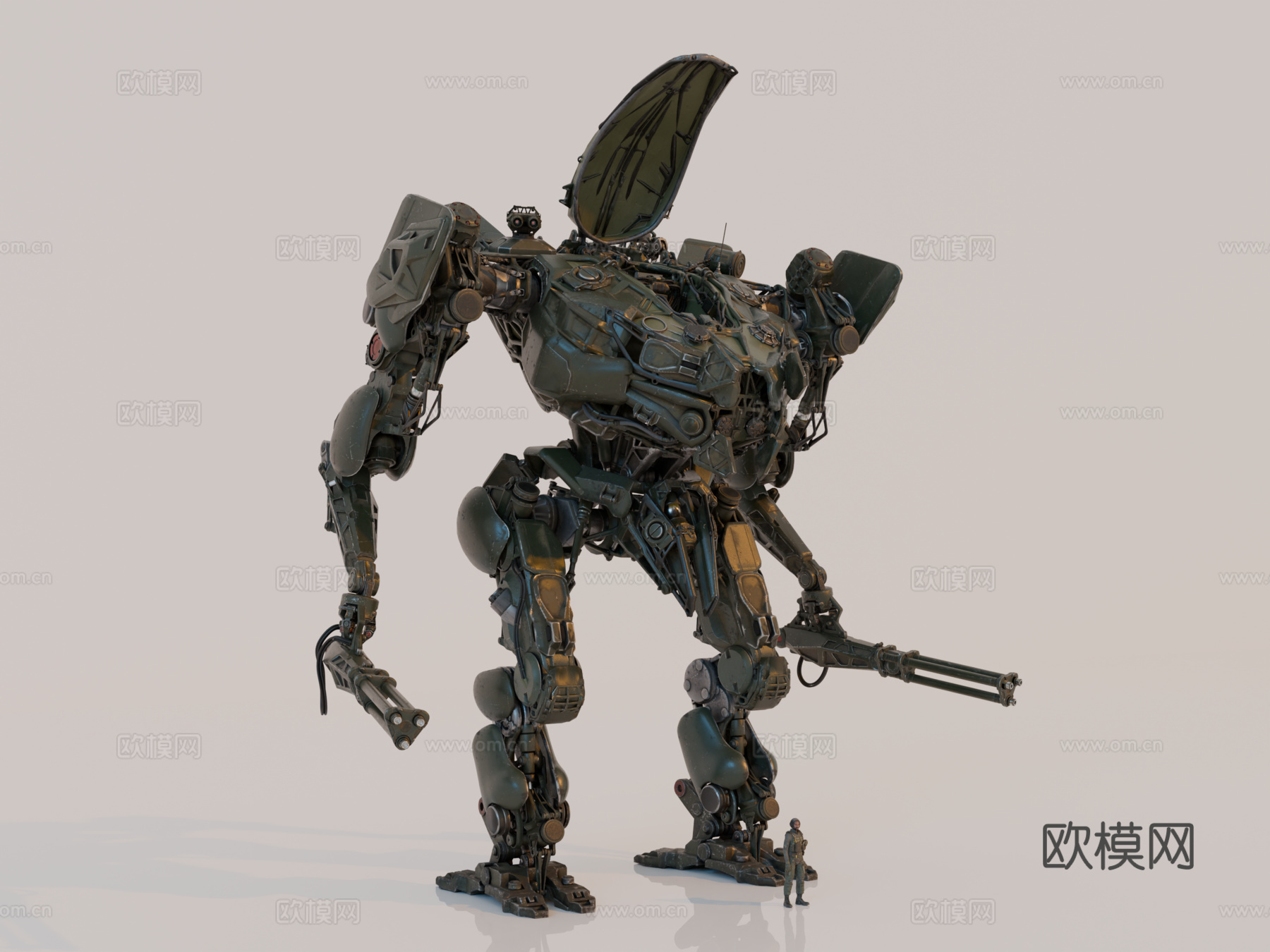 机器人 机甲战士 科幻机器人 机械战甲 战争机甲su模型