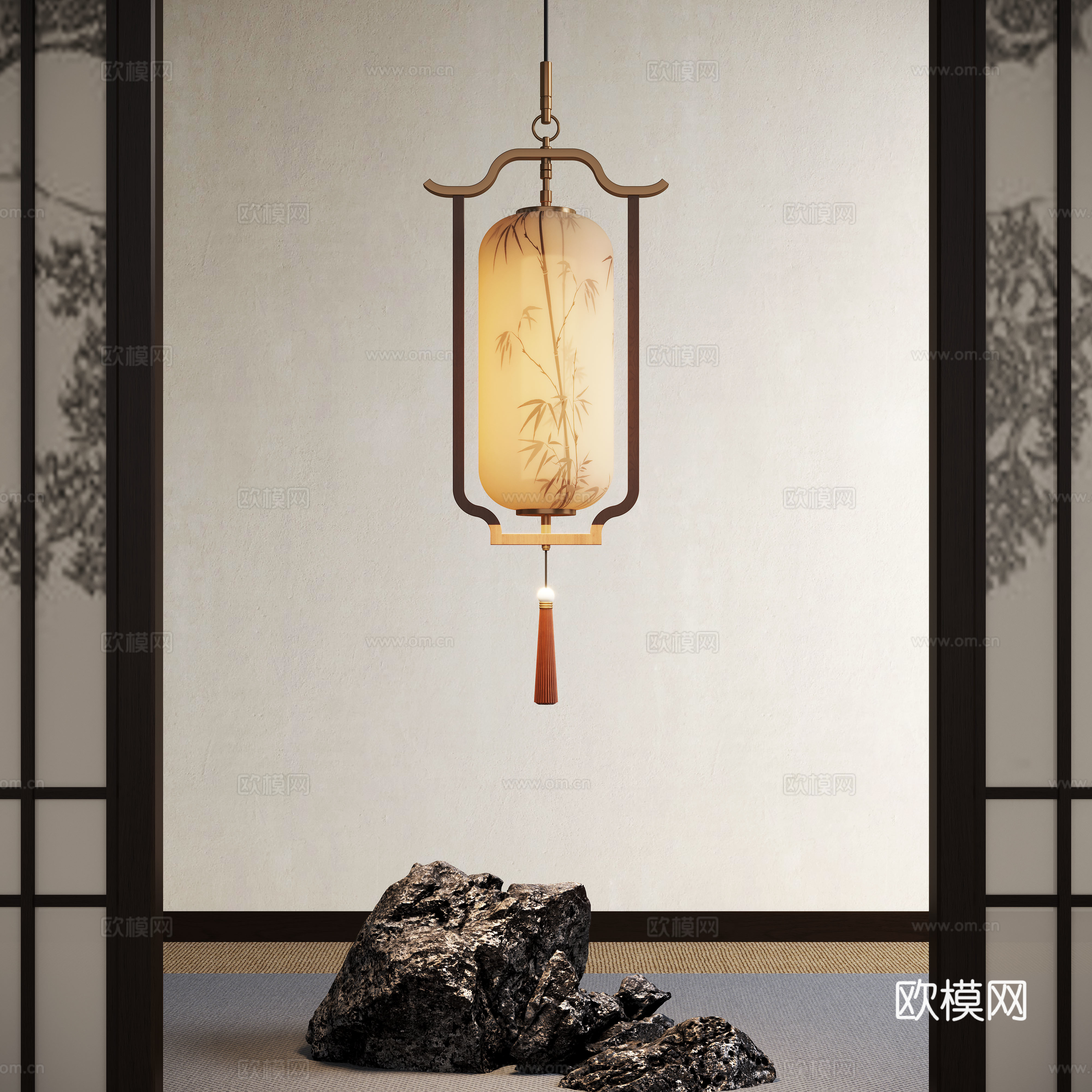 宋式吊灯 吊灯 装饰吊灯  小吊灯  艺术吊灯su模型