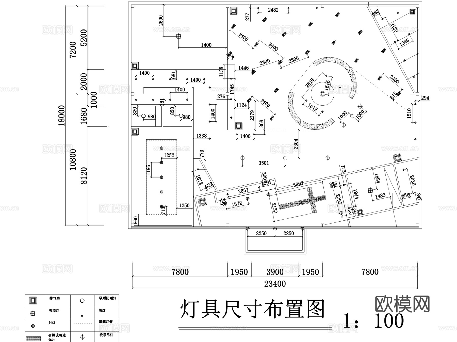 VAMPIR婚纱专卖店室内工装CAD施工图cad施工图