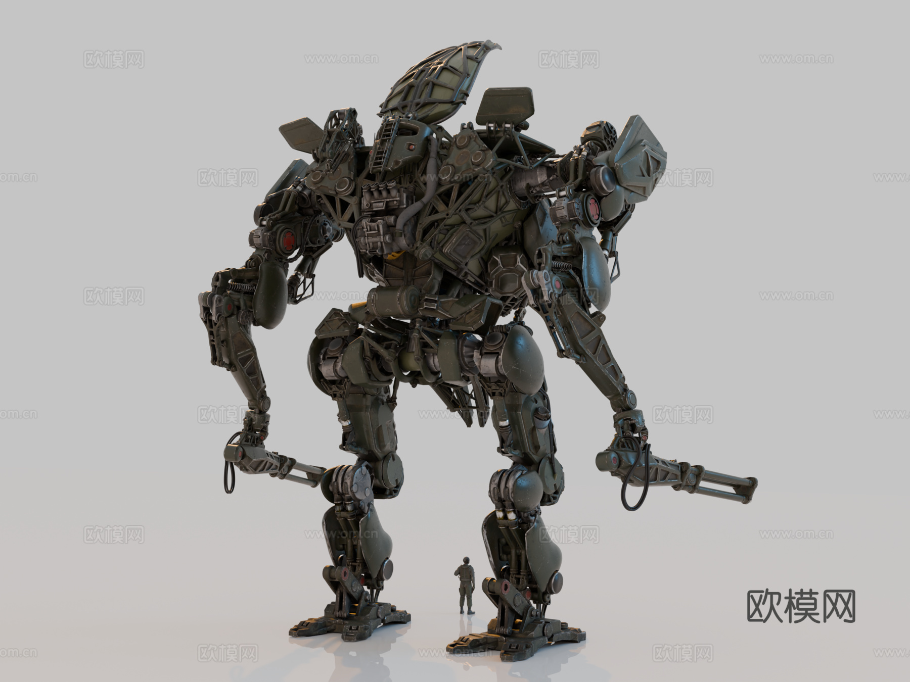 机器人 机甲战士 科幻机器人 机械战甲 战争机甲su模型