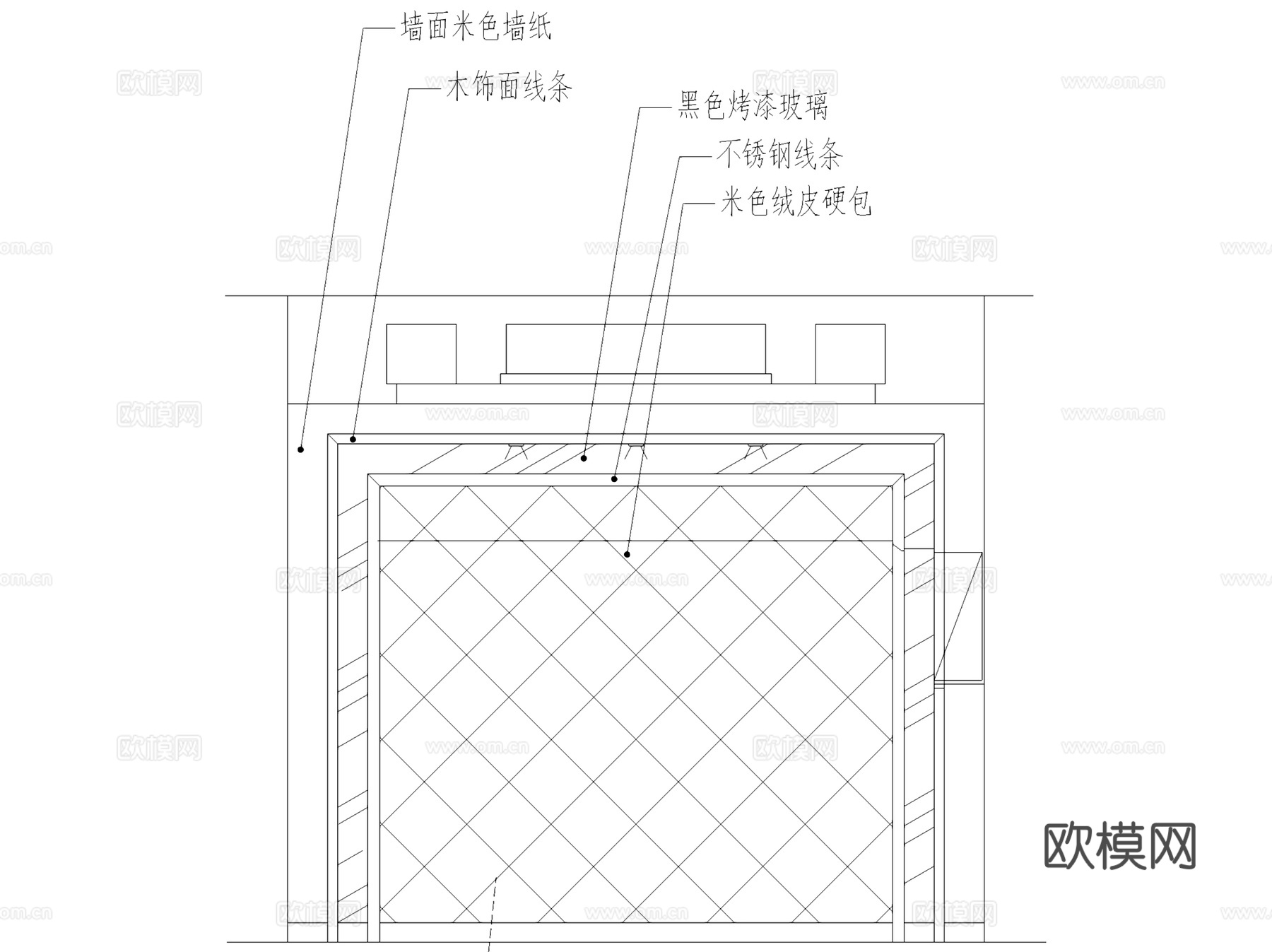 布衣坊BEAUVONE布纺织品店室内工装CAD施工图cad施工图