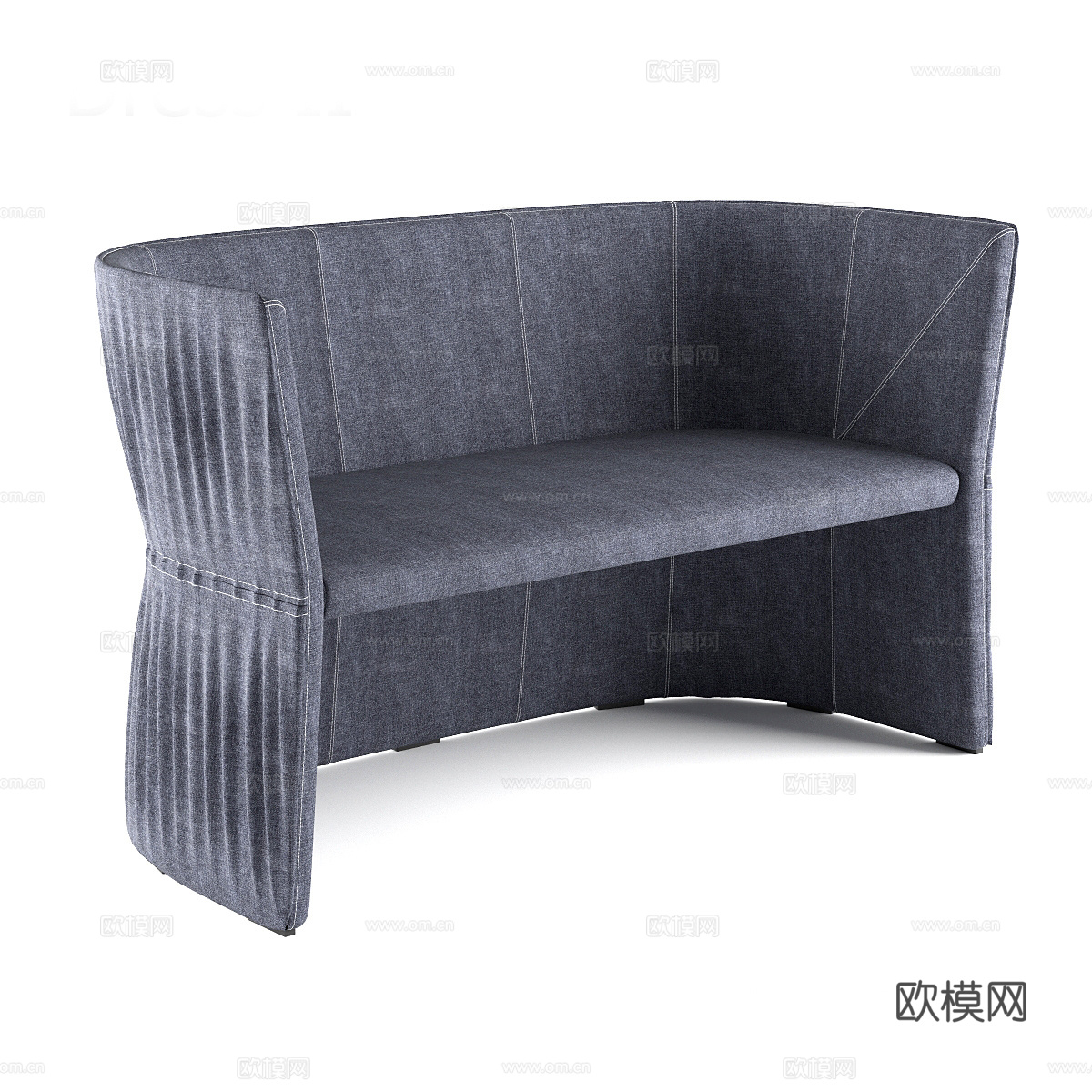 现代沙发 卡座沙发 沙发3d模型下载