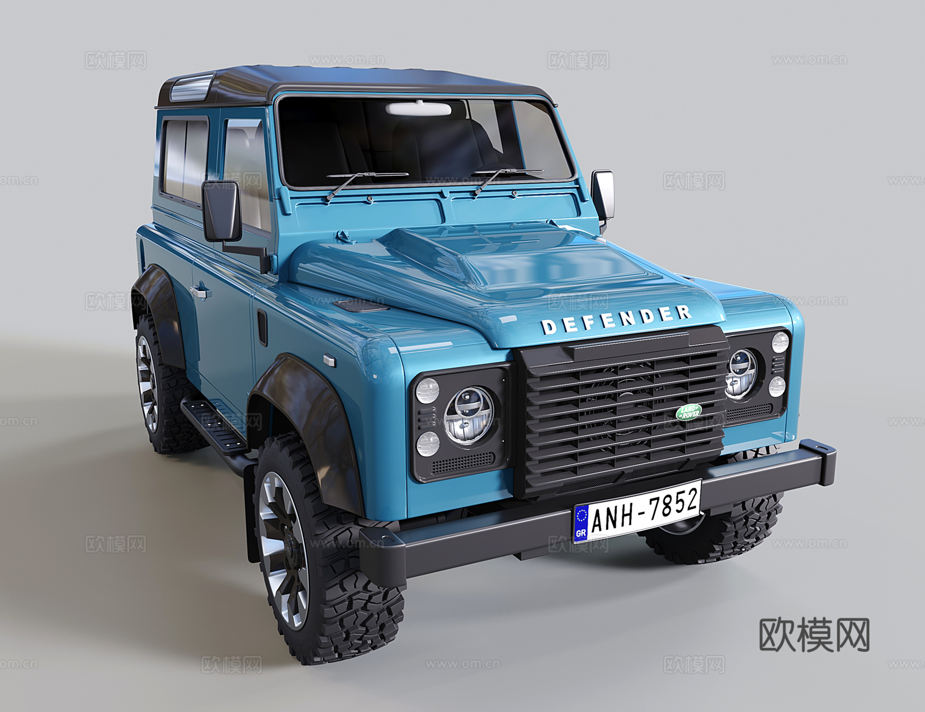 现代越野车 SUV 路虎su模型