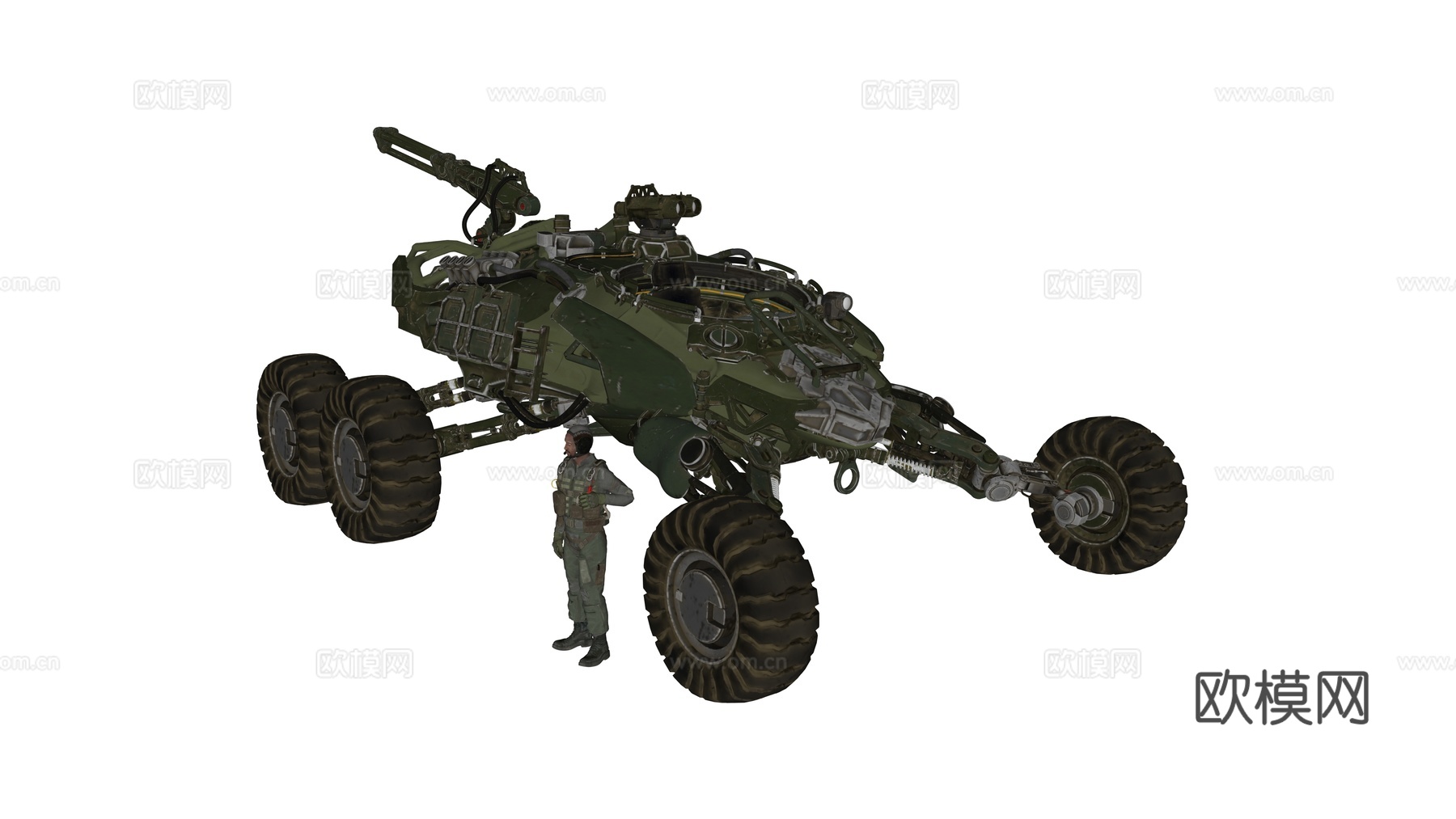 战车 机甲战士 科幻机器人 机械战甲 战争机甲su模型