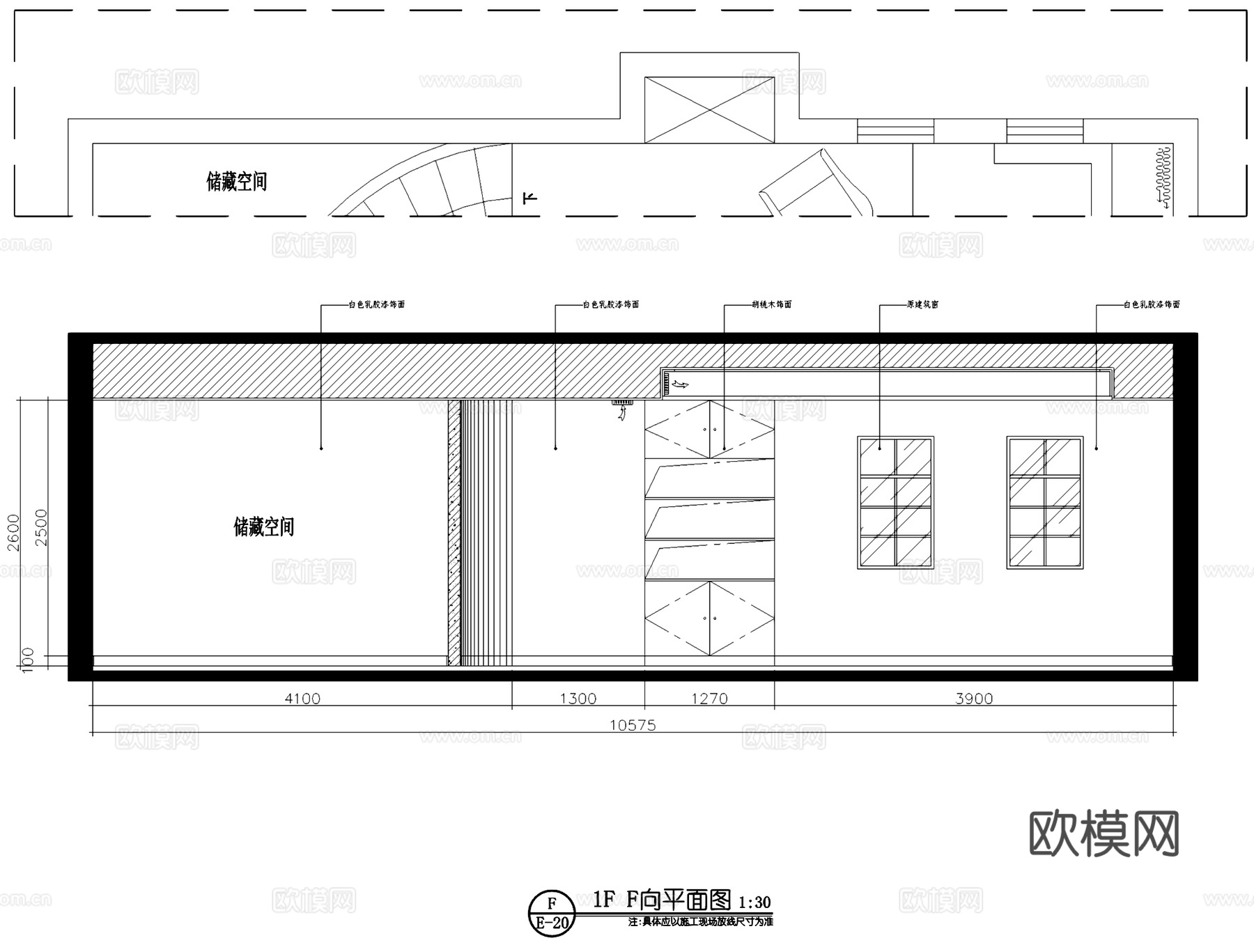 欧式三层别墅私宅室内家装CAD施工图cad施工图