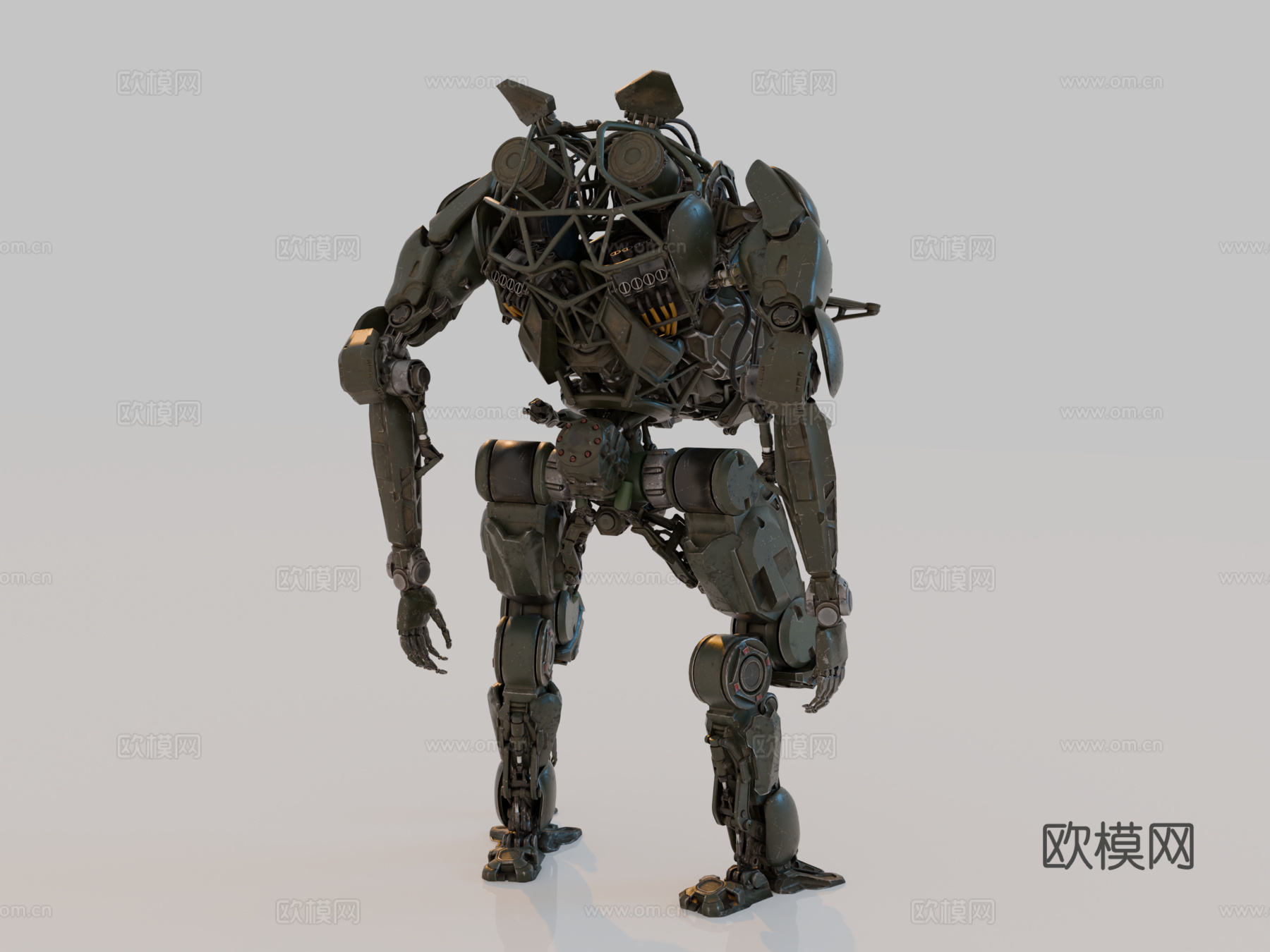机器人 机甲战士 科幻机器人 机械战甲 战争机甲su模型