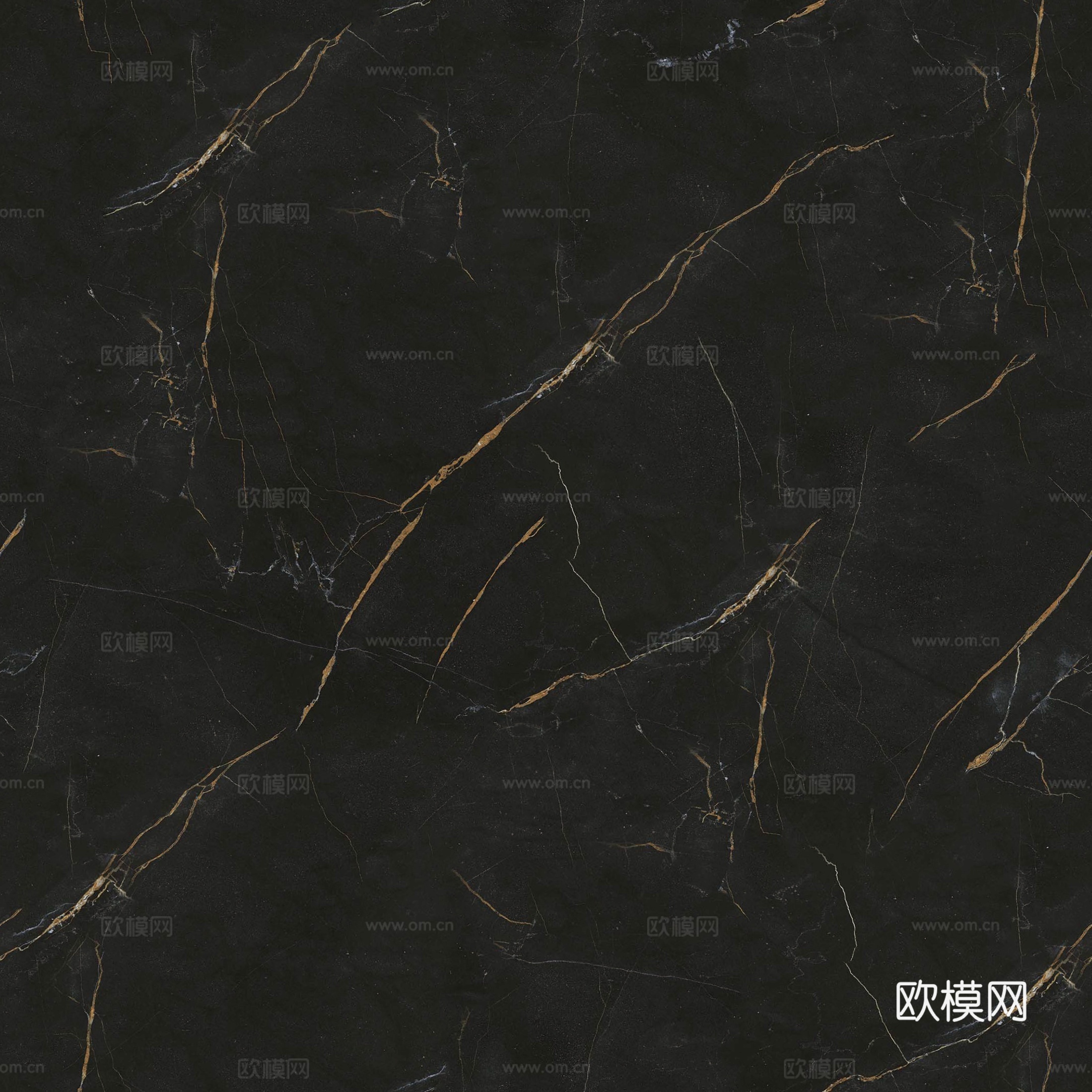 现代无缝黑色大理石 黑白根大理石