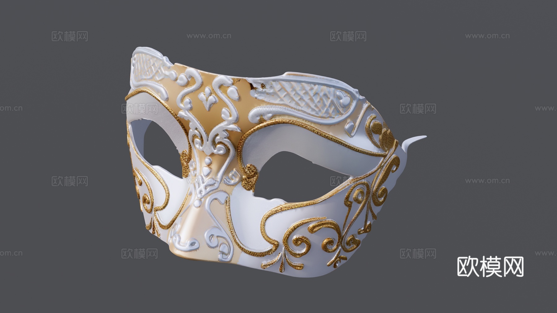 白金面具su模型