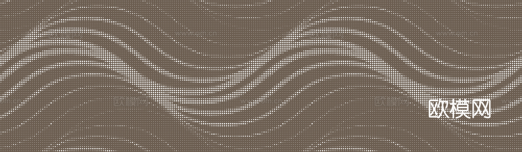 渐变波浪冲孔板 洞洞板