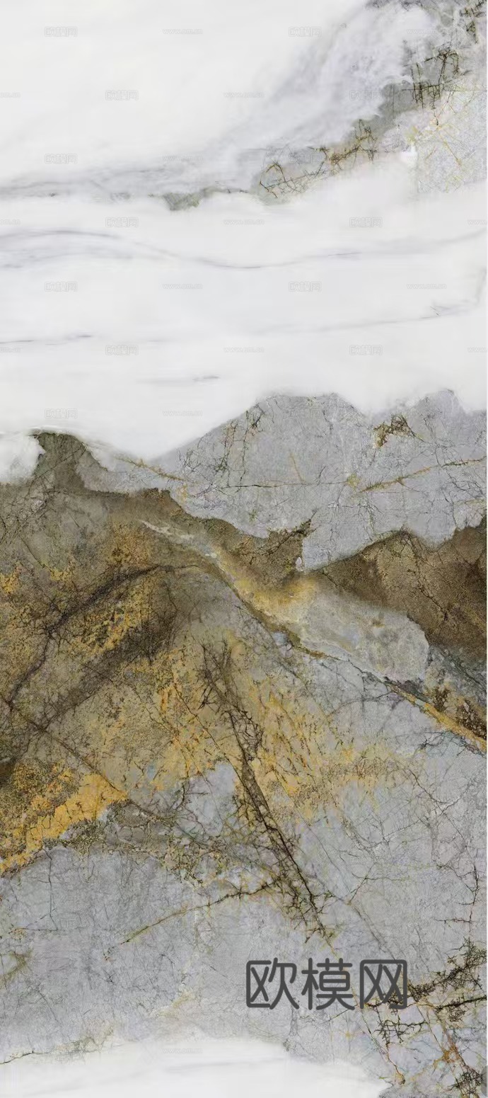 电视背景墙石材贴图下载（渲染图4）