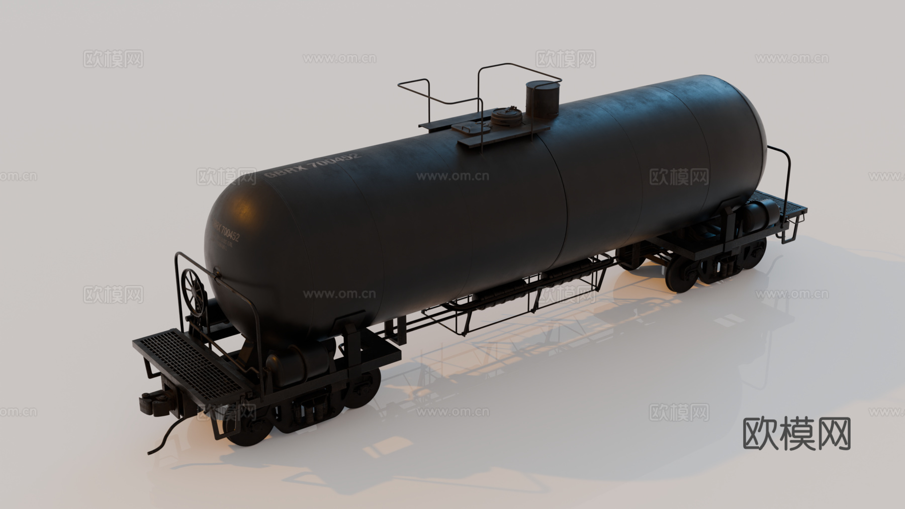 复古火车 火车车厢 火车油罐箱 轨道火车 铁路油罐车su模型