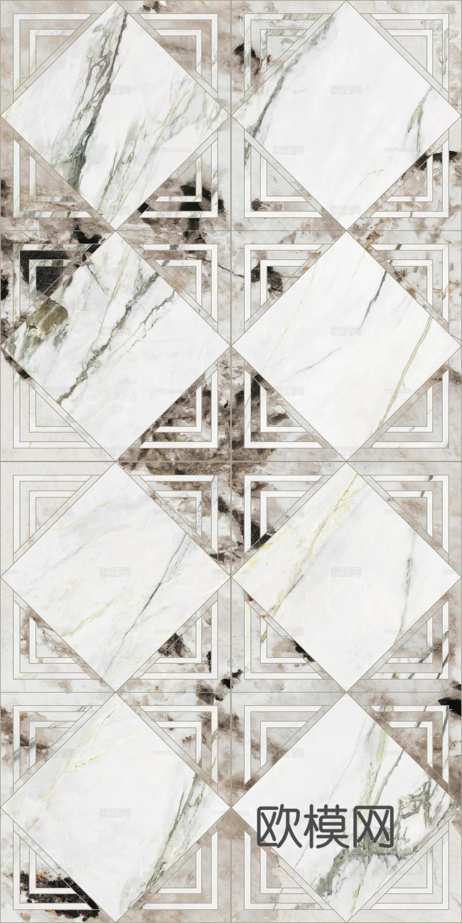 大理石瓷砖石材几何地面拼花下载