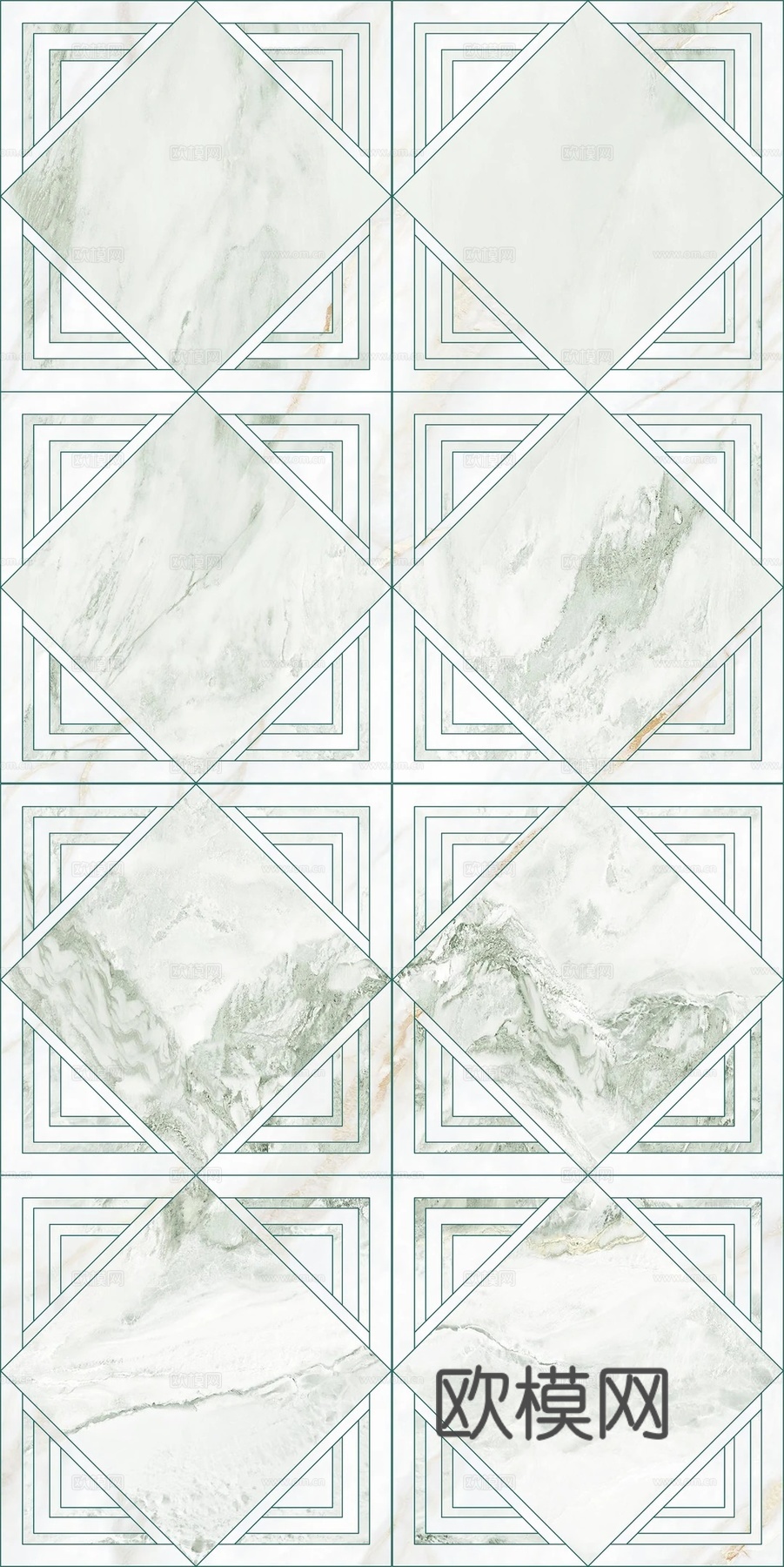 大理石瓷砖石材几何地面拼花下载