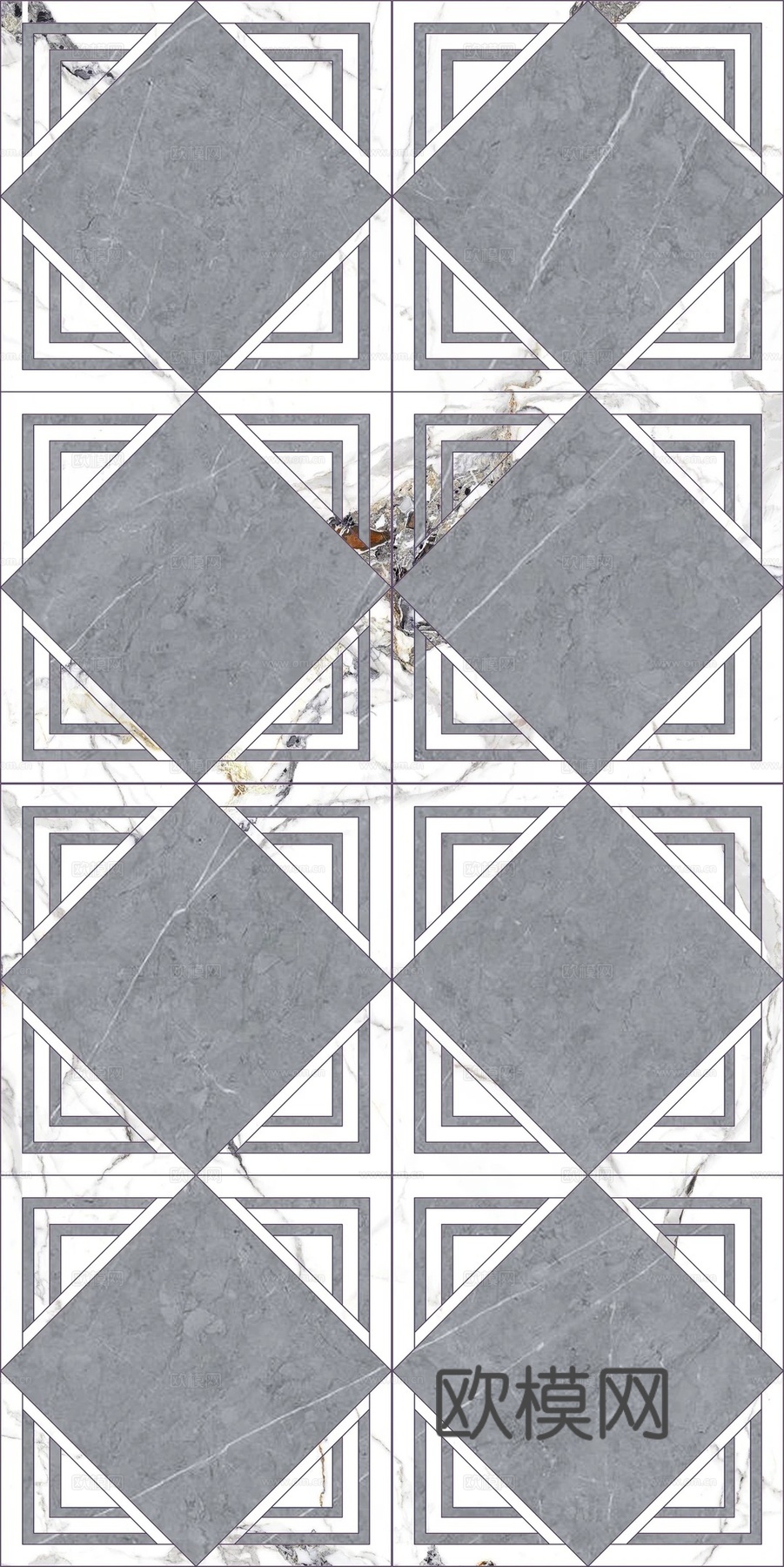 大理石瓷砖石材几何地面拼花下载