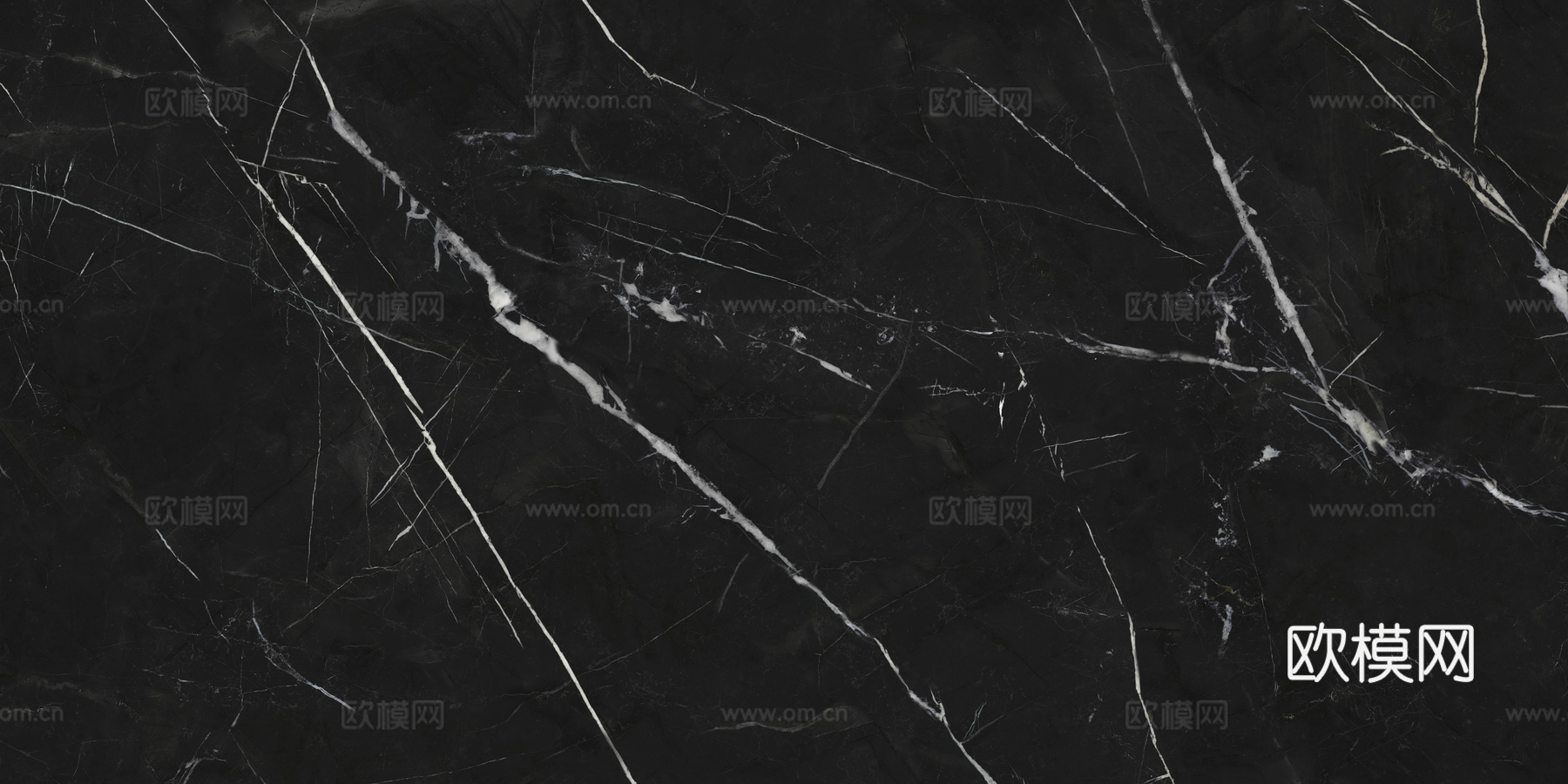 现代无缝黑色大理石 黑白根大理石