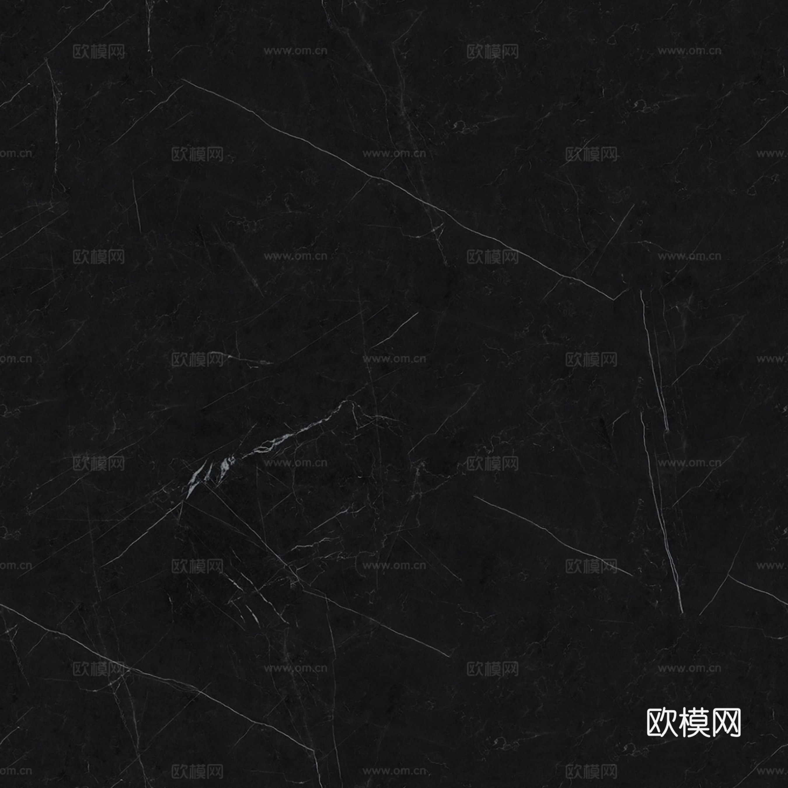 无缝极简深色大理石 黑白根大理石