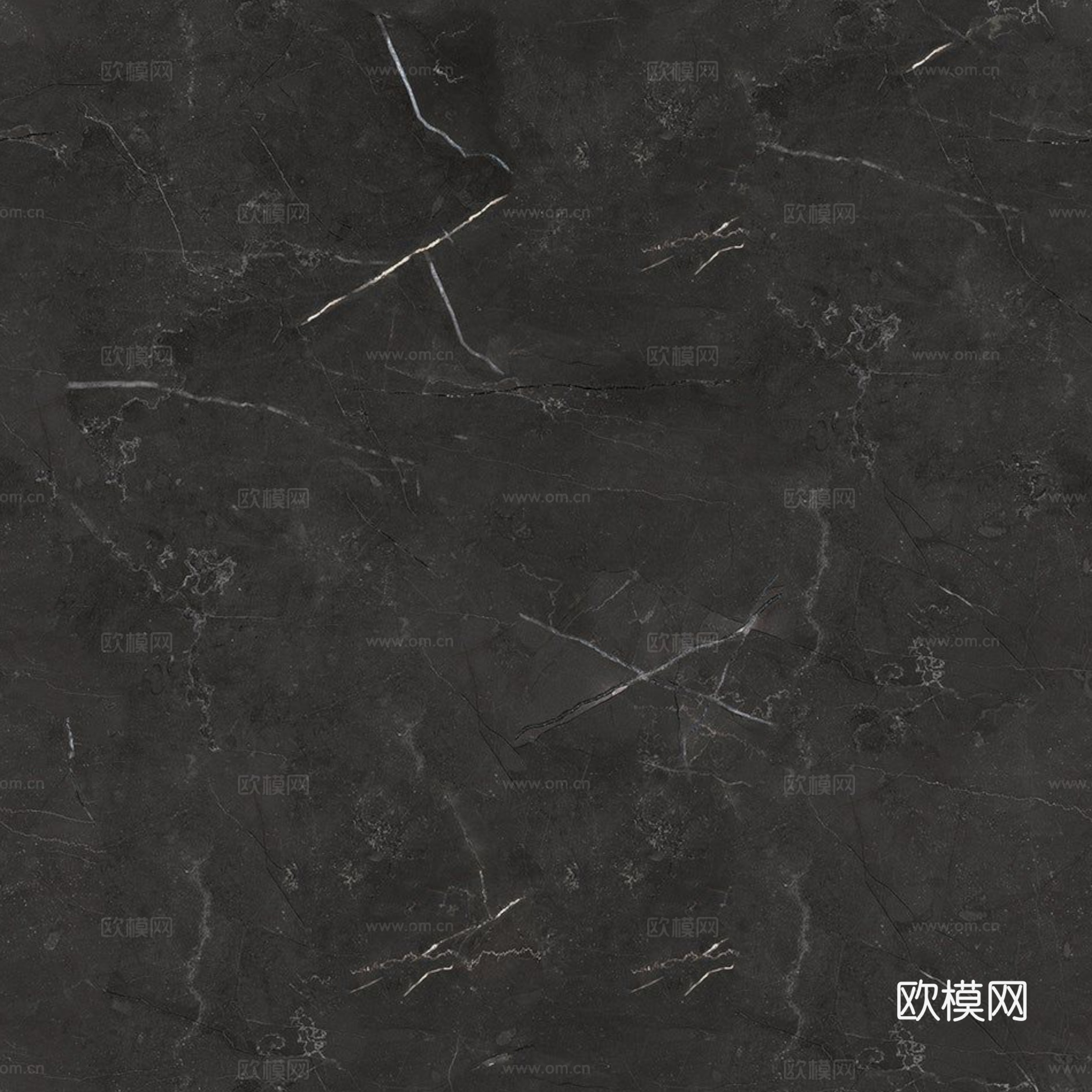 无缝极简黑白根大理石 黑色大理石岩板