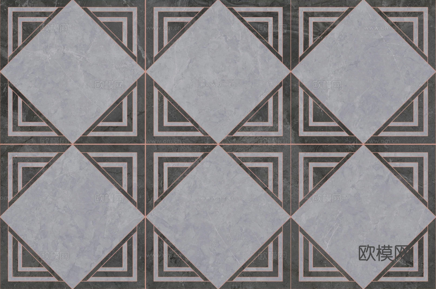 大理石灰色石材拼花