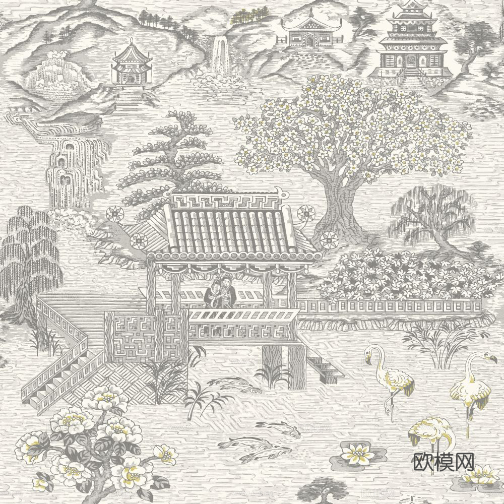 精品壁纸 儿童壁 素色壁纸 墻布 墙纸 田园乡村 几何壁纸