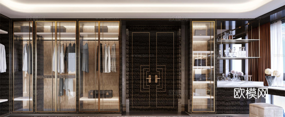 全屋定制衣柜 卧室衣柜  水吧台柜子 柜子节点图cad施工图