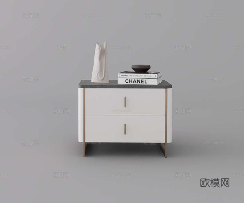 床头柜su模型