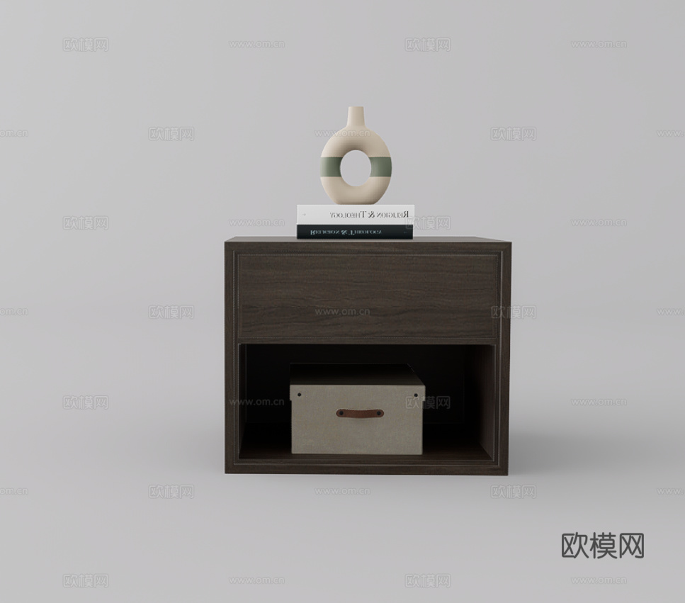 床头柜su模型