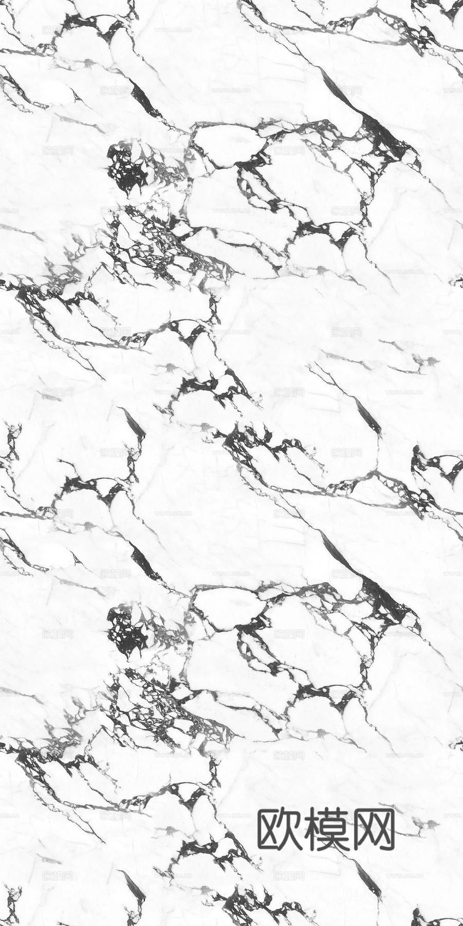 现代意式无缝宝格丽白奢石大理石