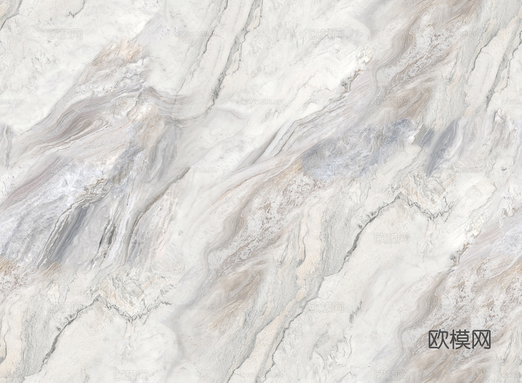 现代无缝灰白色大理石奢石