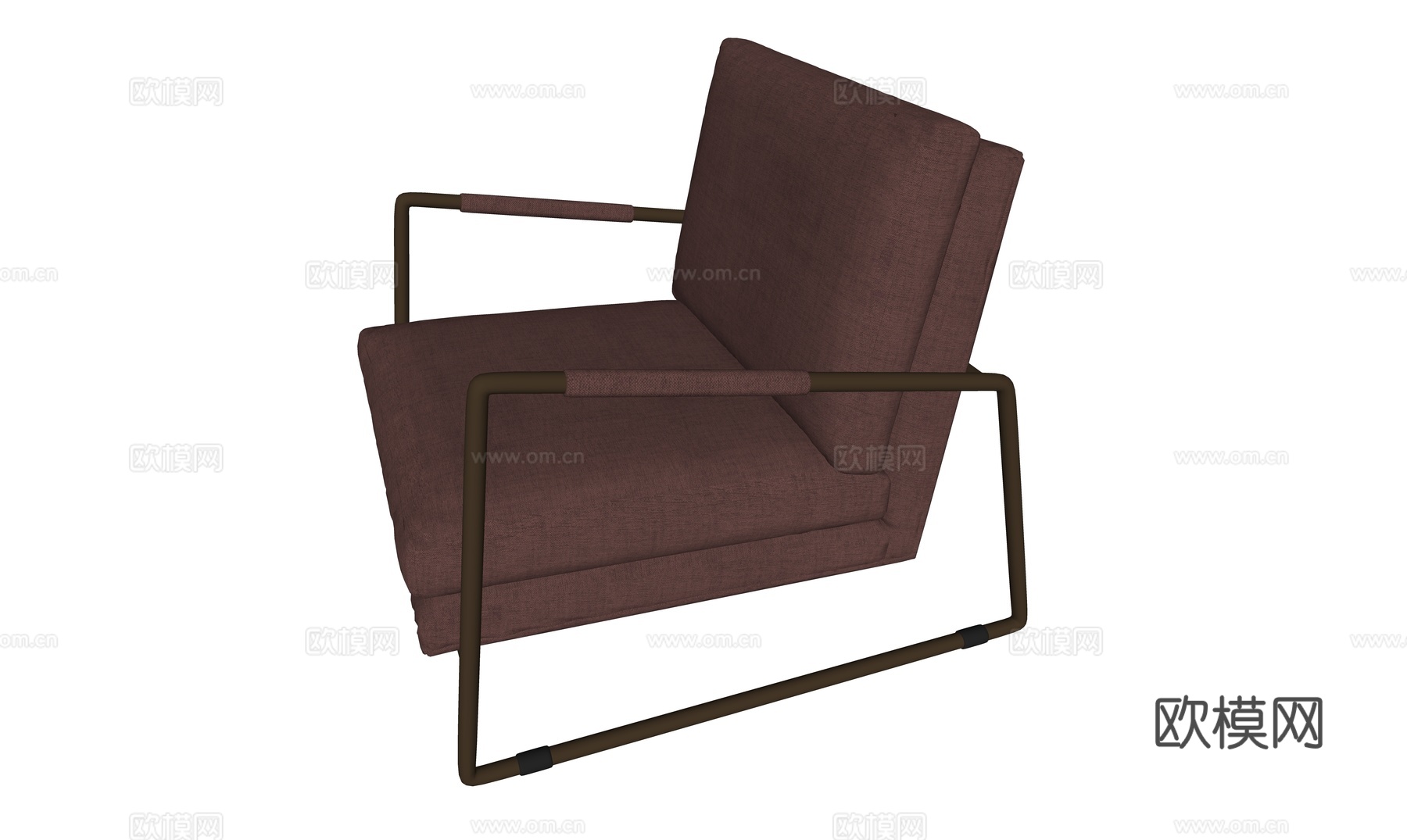 现代休闲沙发su模型