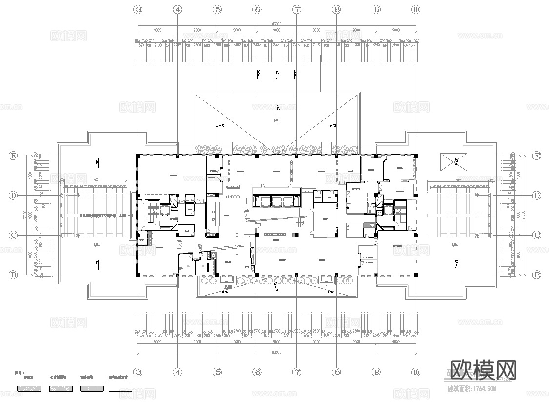最新全套工业风办公室施工图合集cad施工图