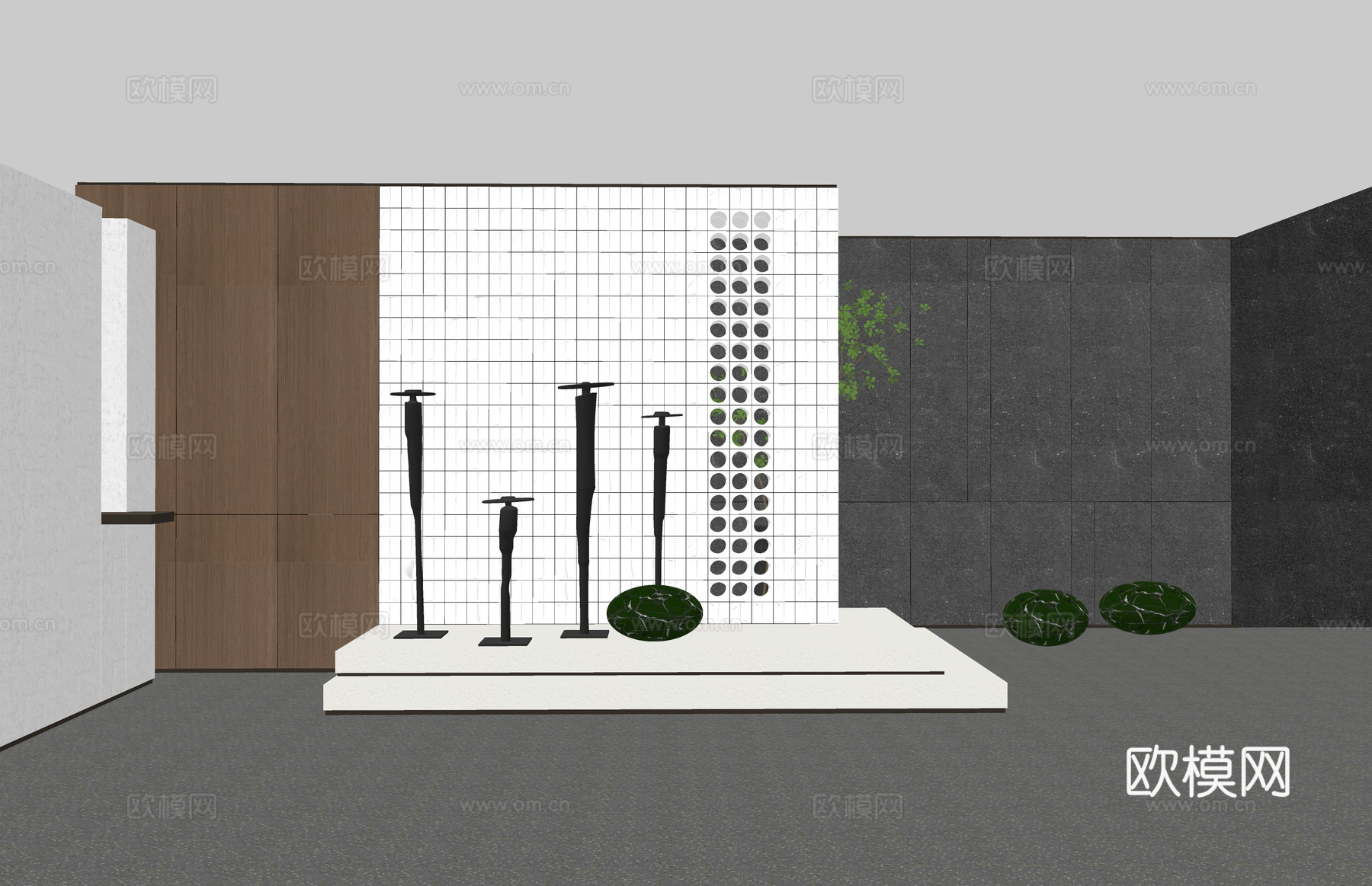 小物件 架子 摆件 装饰品 桌子su模型