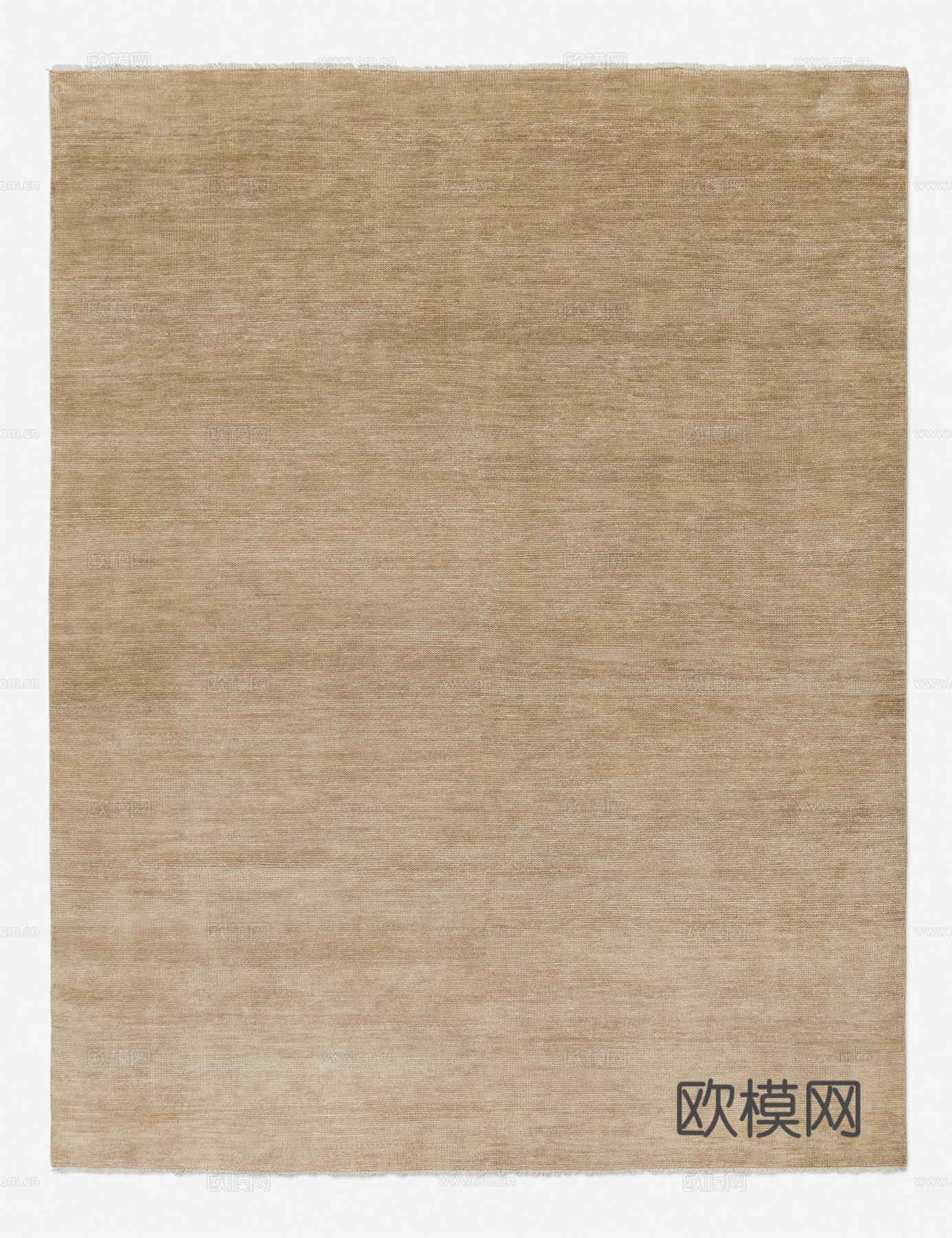 现代条纹极简传统手工编织羊毛地毯