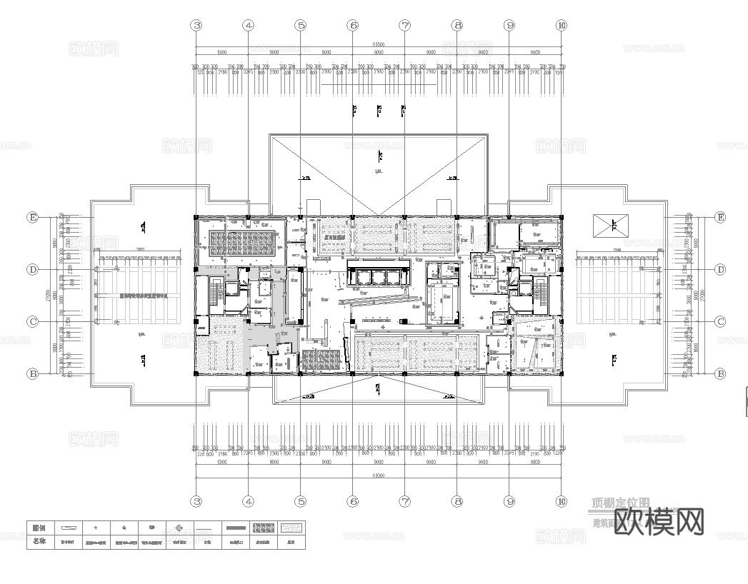 最新全套工业风办公室施工图合集cad施工图