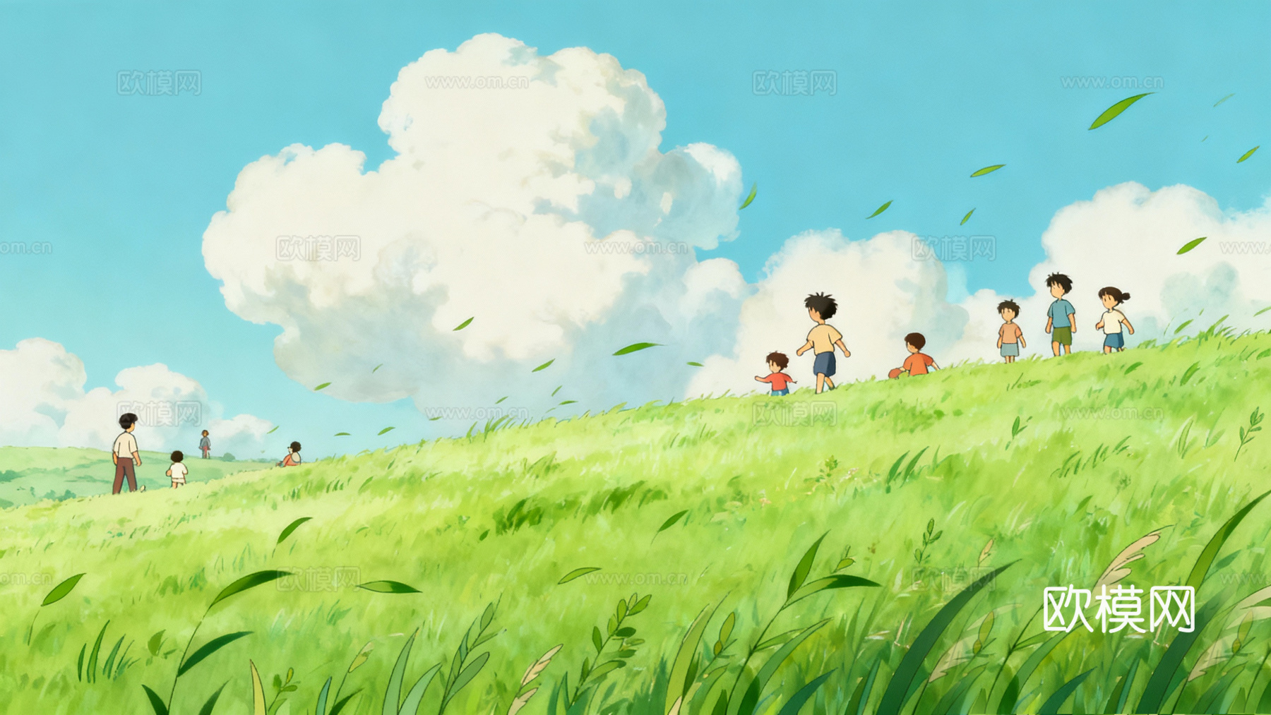 现代宫崎骏装饰挂画卡通挂画