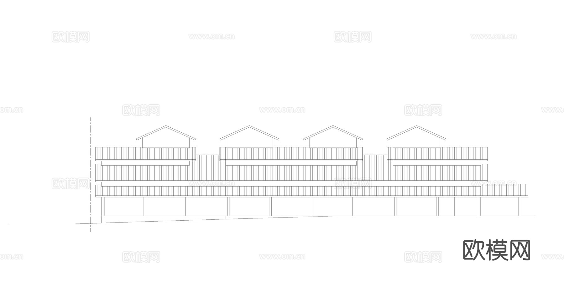 商场超市建筑图纸cad施工图