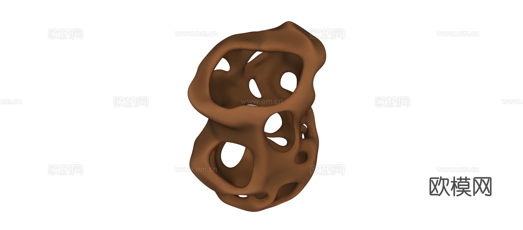 现代抽象异形雕塑su模型