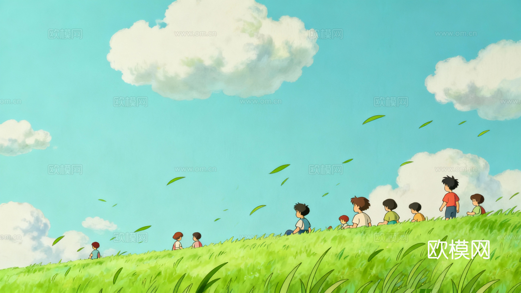 现代宫崎骏装饰挂画卡通挂画