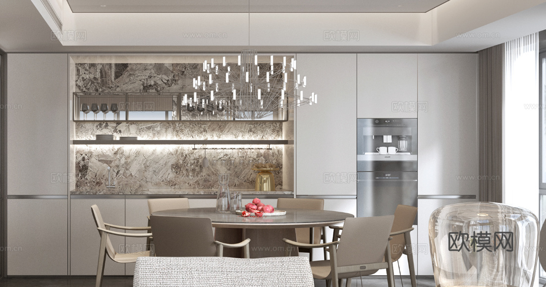 西厨柜子 现代厨柜 烤漆面板厨柜 柜子节点图cad施工图