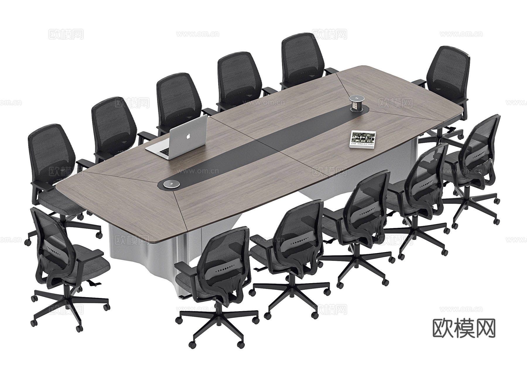 现代会议桌 洽谈桌 会议椅 办公桌 椭圆形会议桌 弧形会议桌3d模型下载